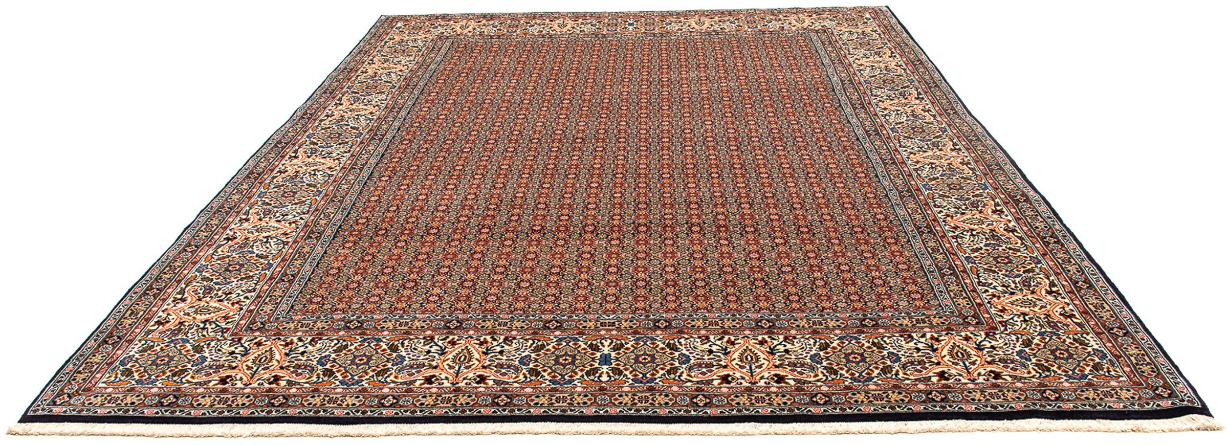 Image of morgenland Orientteppich »Perser - Classic - 345 x 241 cm - mehrfarbig«, rechteckig, 10 mm Höhe, Wohnzimmer, Handgeknüpft, Einzelstück mit Zertifikat bei Ackermann Versand Schweiz