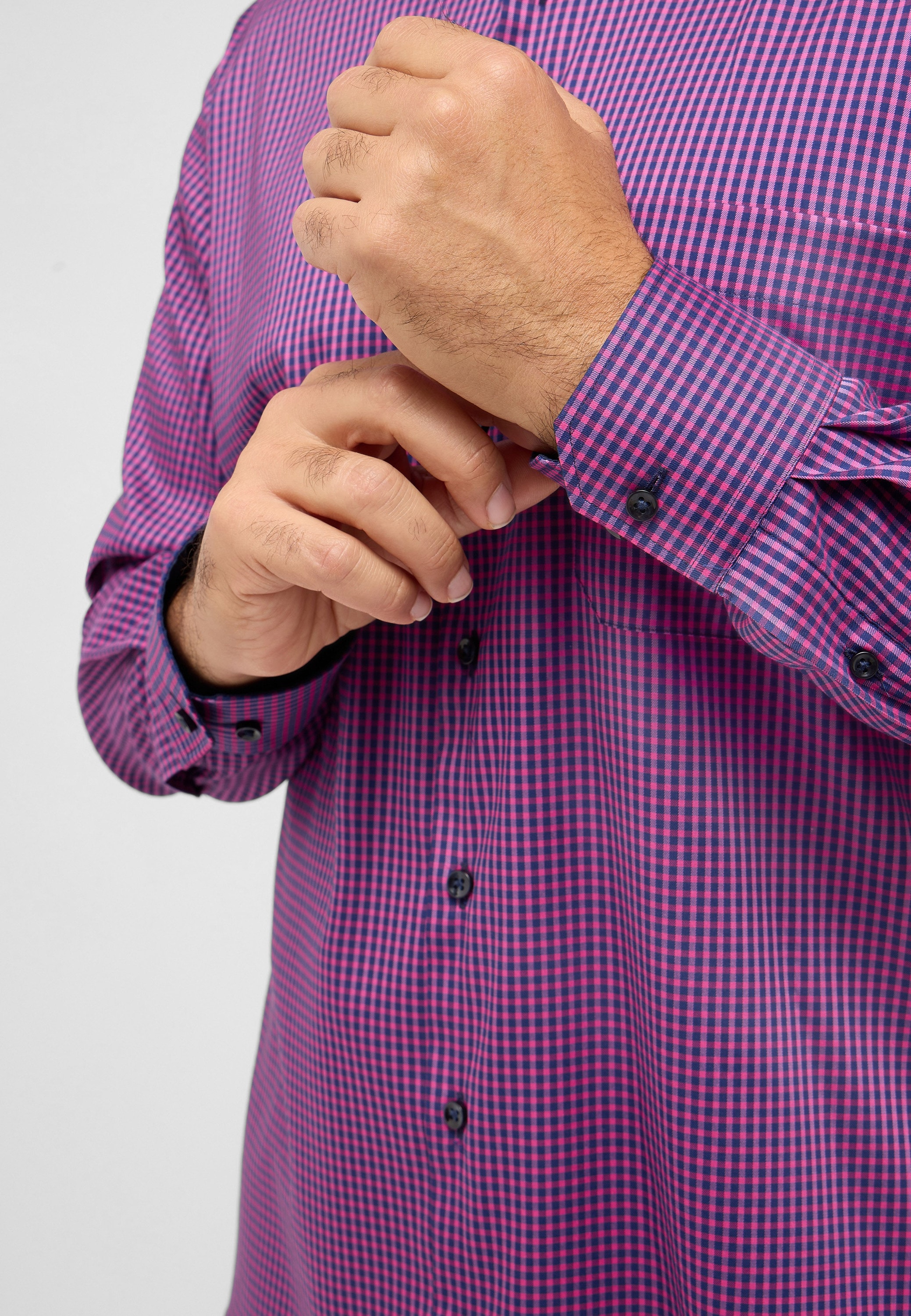 Eterna Chemise à manches longues »COMFORT FIT« EASY IRON (bügelleicht)