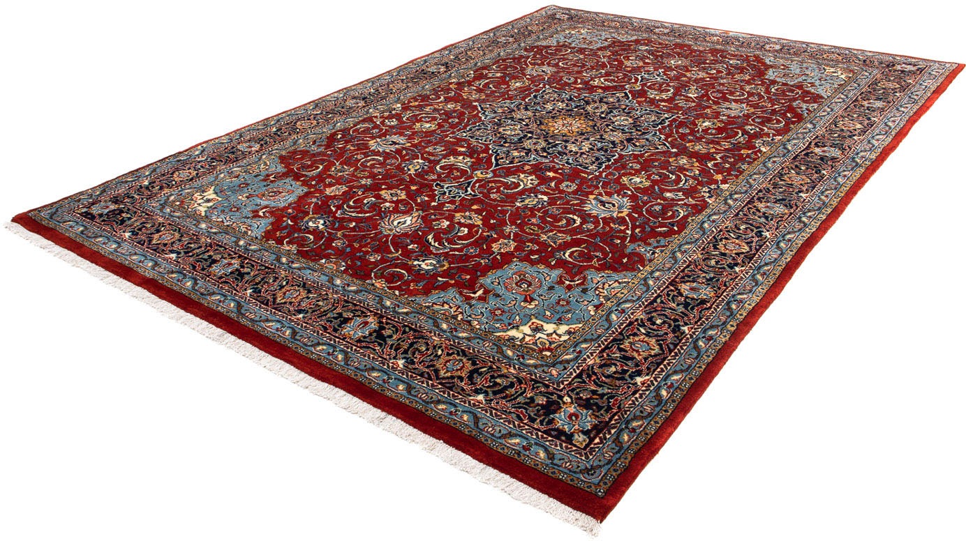 Image of morgenland Orientteppich »Perser - Royal - 312 x 214 cm - dunkelrot«, rechteckig, 10 mm Höhe, Wohnzimmer, Handgeknüpft, Einzelstück mit Zertifikat bei Ackermann Versand Schweiz