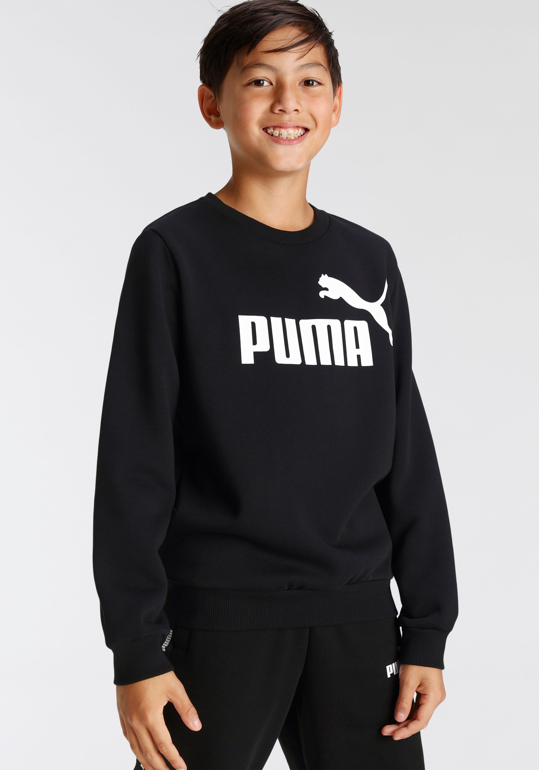 PUMA Sweatshirt »ESS BIG LOGO CREW FL B«