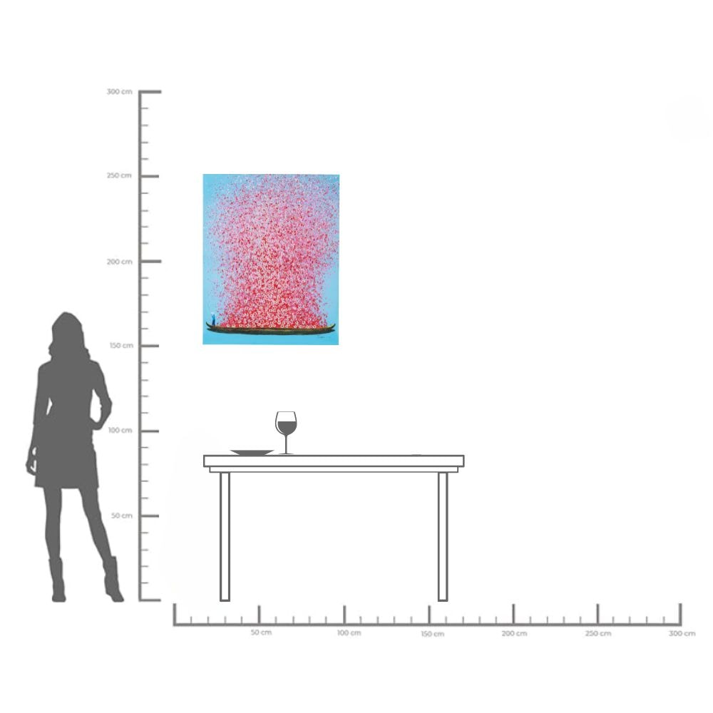 Kare Design Leinwandbild »Bild Touched Flower Boat«