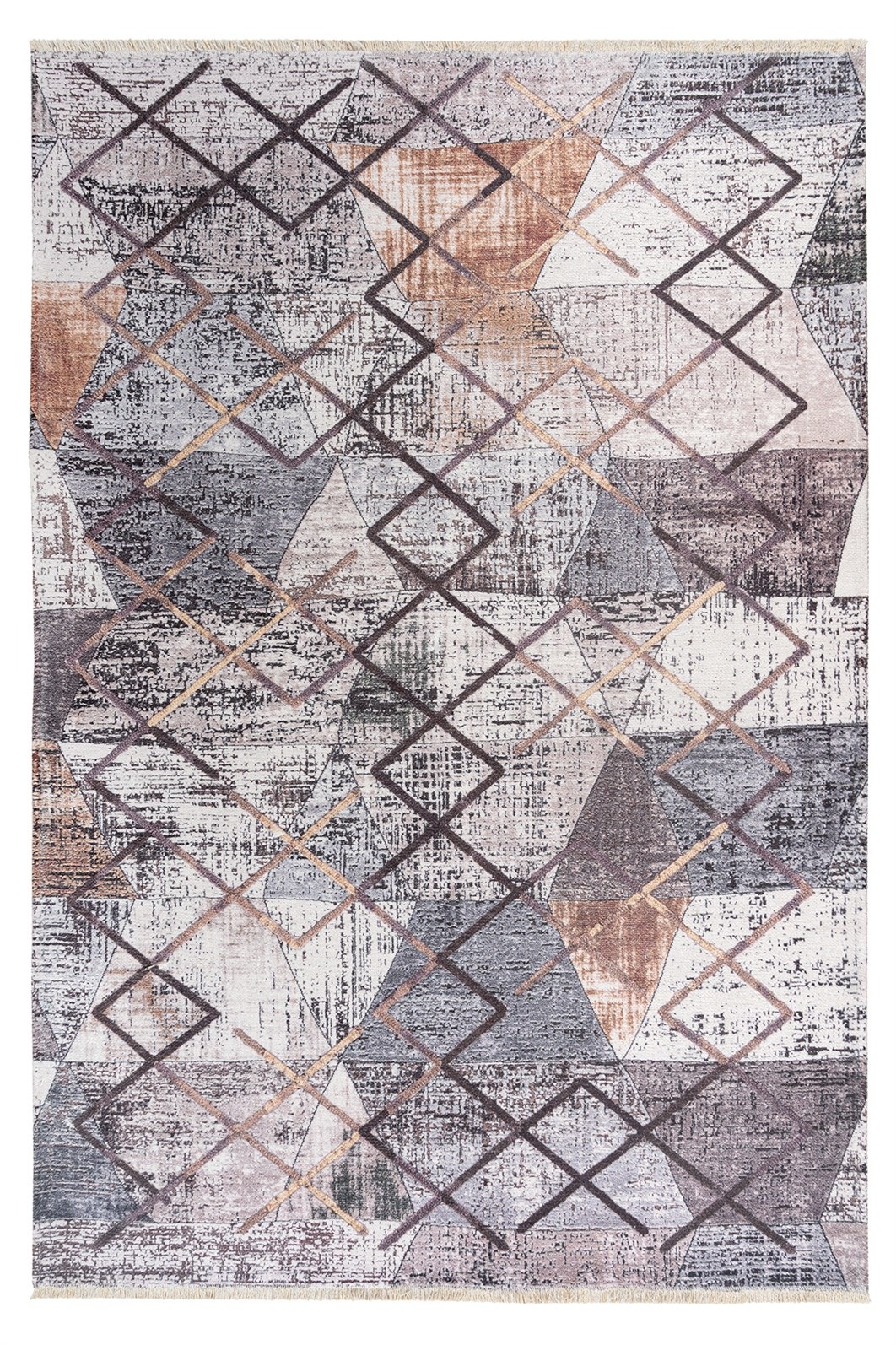 Image of Kayoom Teppich "Torent 641" rechteckig 6 mm Höhe Kurzflor, Vintage, Modernes Muster, Fussbodenheizungsgeeignet
