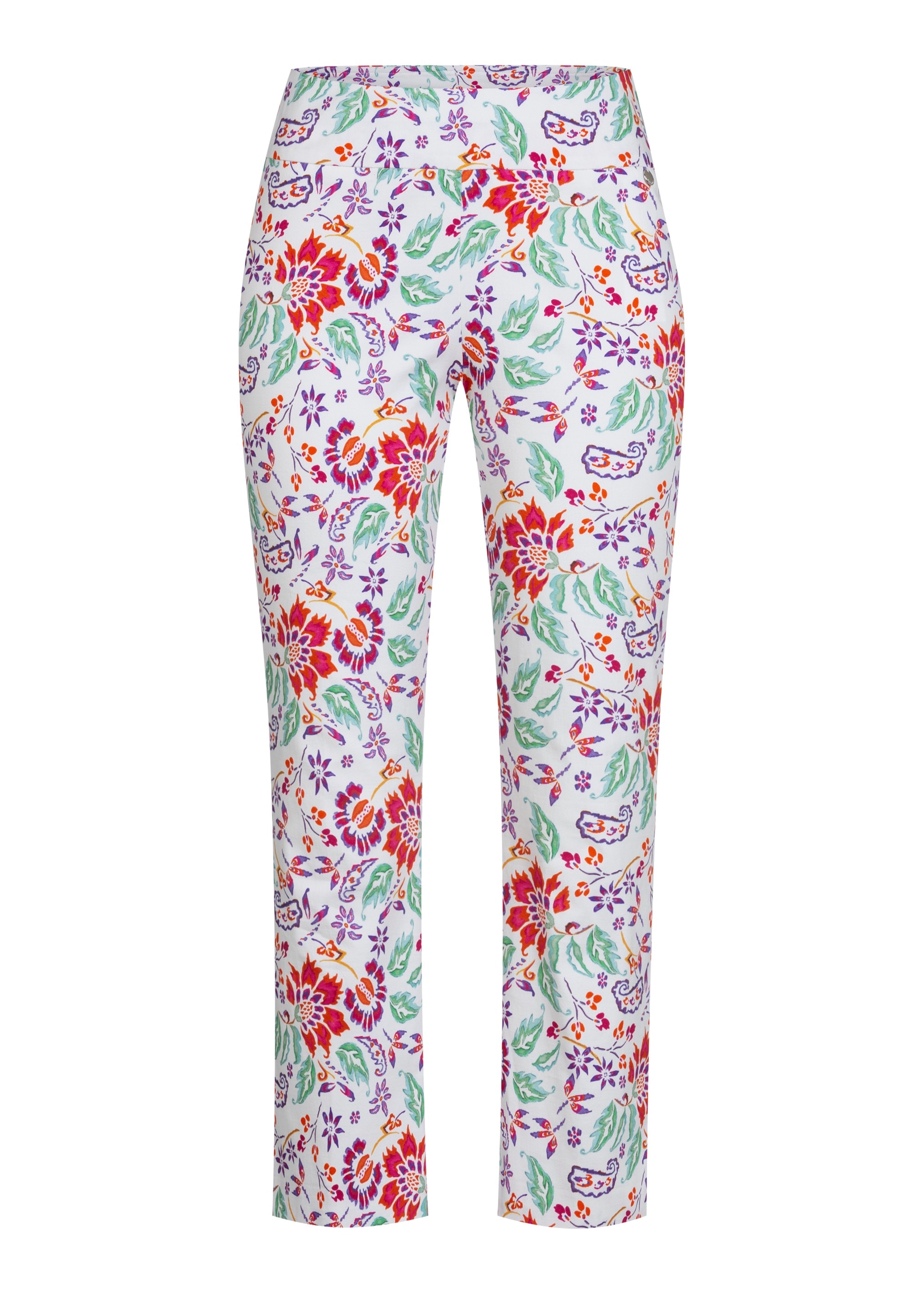 Stehmann Stoffhose, mit floralem Muster