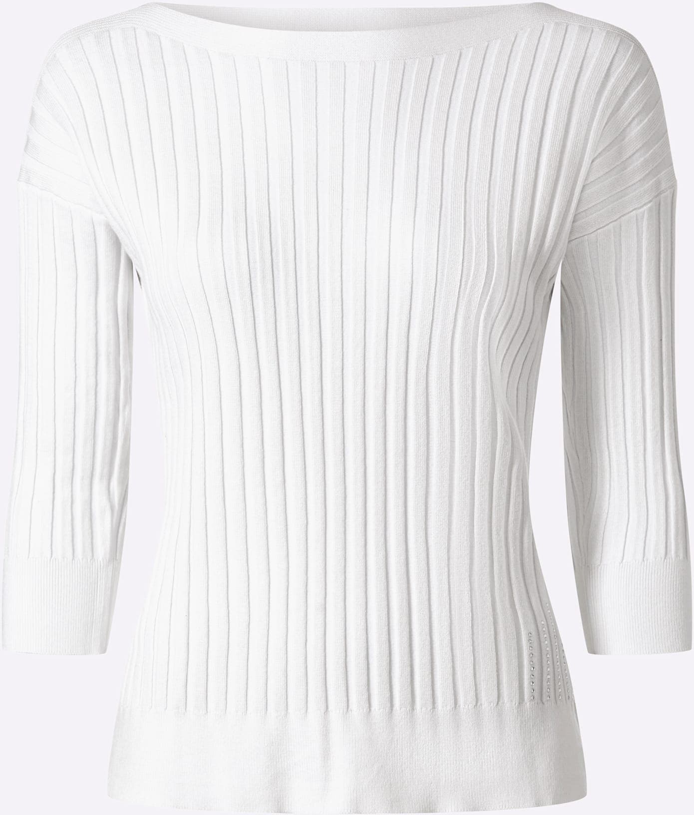 heine Pull à manches 3/4 »Feinstrickpullover«