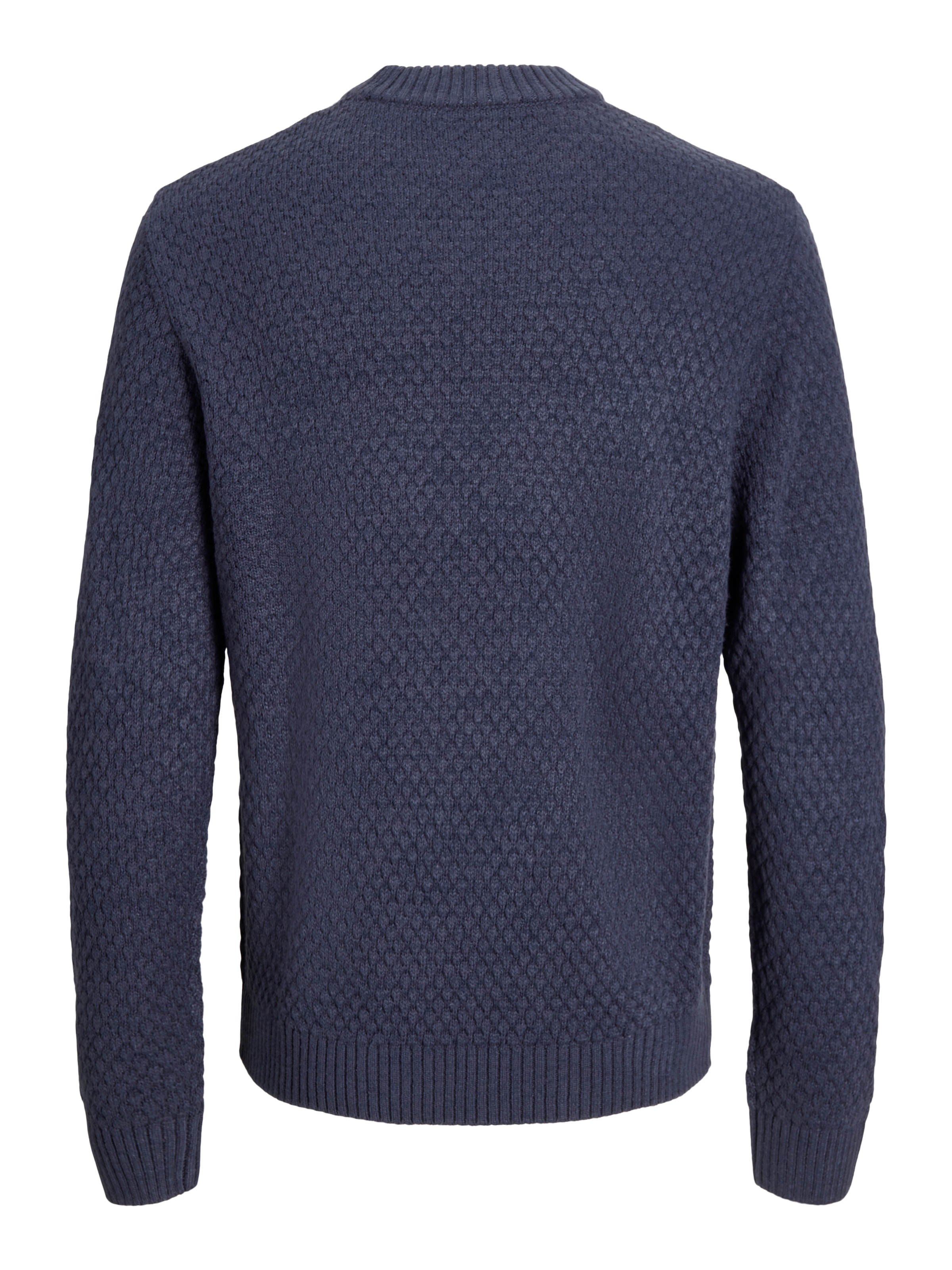 Jack & Jones Pull à col rond »JJBLAKE KNIT CREW NECK SN« Materialmix, relaxed fit