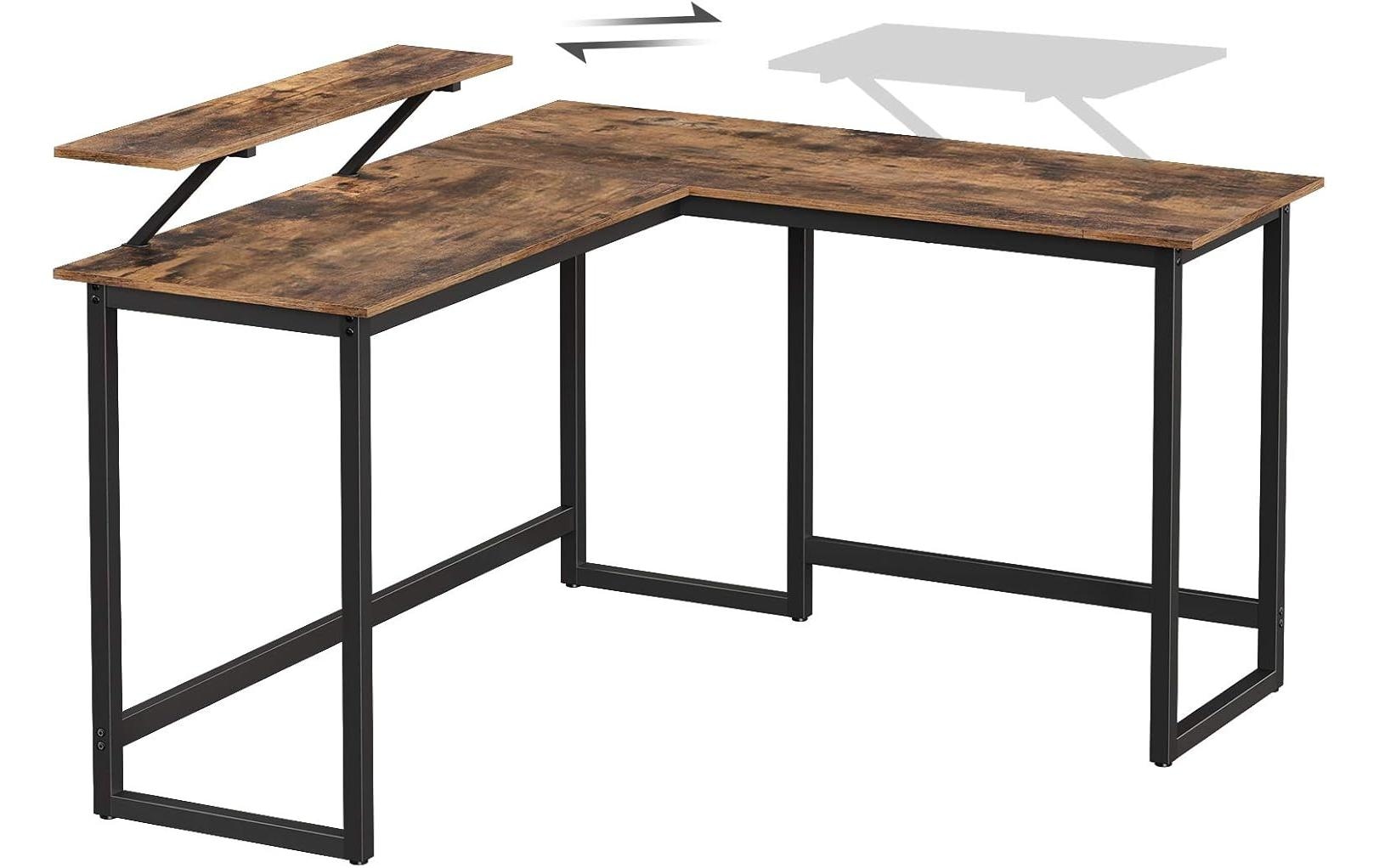 VASAGLE Bureau »in L-Form 140 x 130 cm«