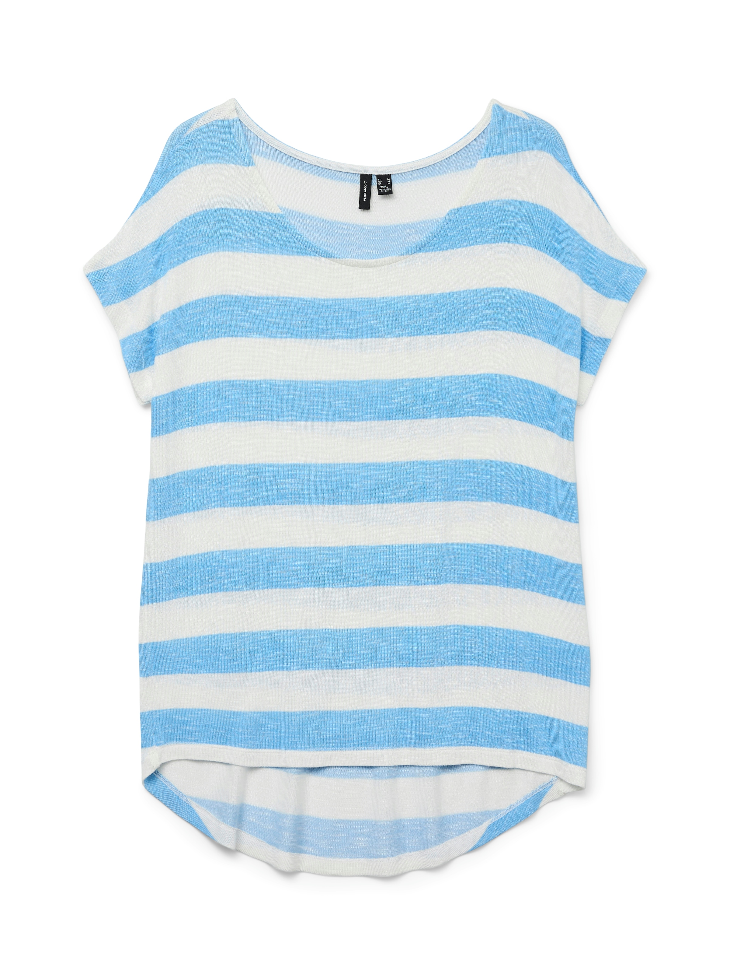 Image of Vero Moda Kurzarmshirt "VMWIDE STRIPE SL TOP GA JRS NOOS" Viskosemischung