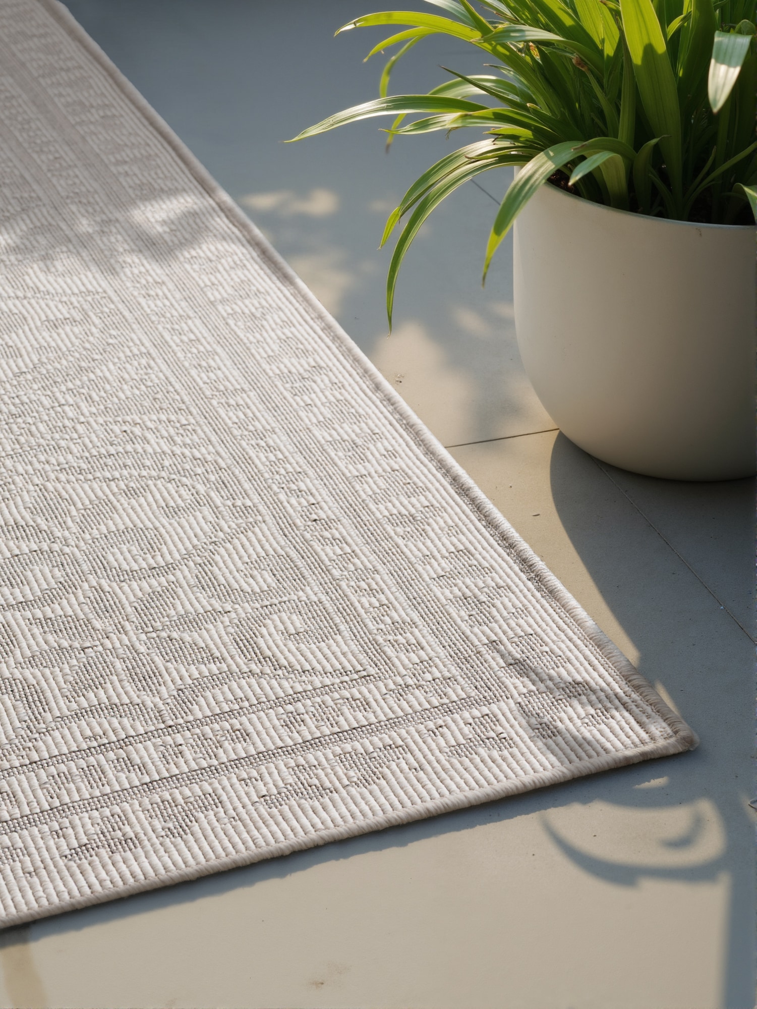 HANSE Home Outdoorteppich »Rosel Wendeteppich« rechteckig 5 mm Höhe In und Outdoor, Flachgewebe, wetterfest, pflegeleicht, robust