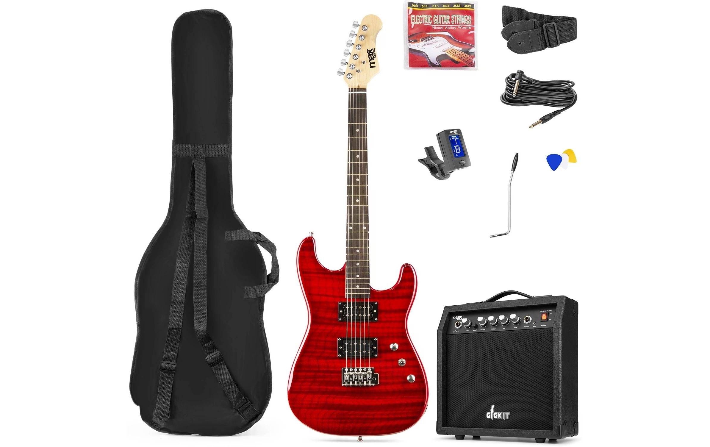  E-Gitarre »MAX GigKit Quilted Style«