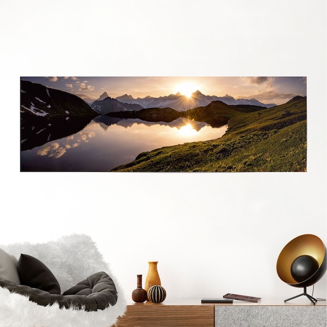 Reinders! Poster »Bergsee Sonnenuntergang«, (1 St.) kaufen