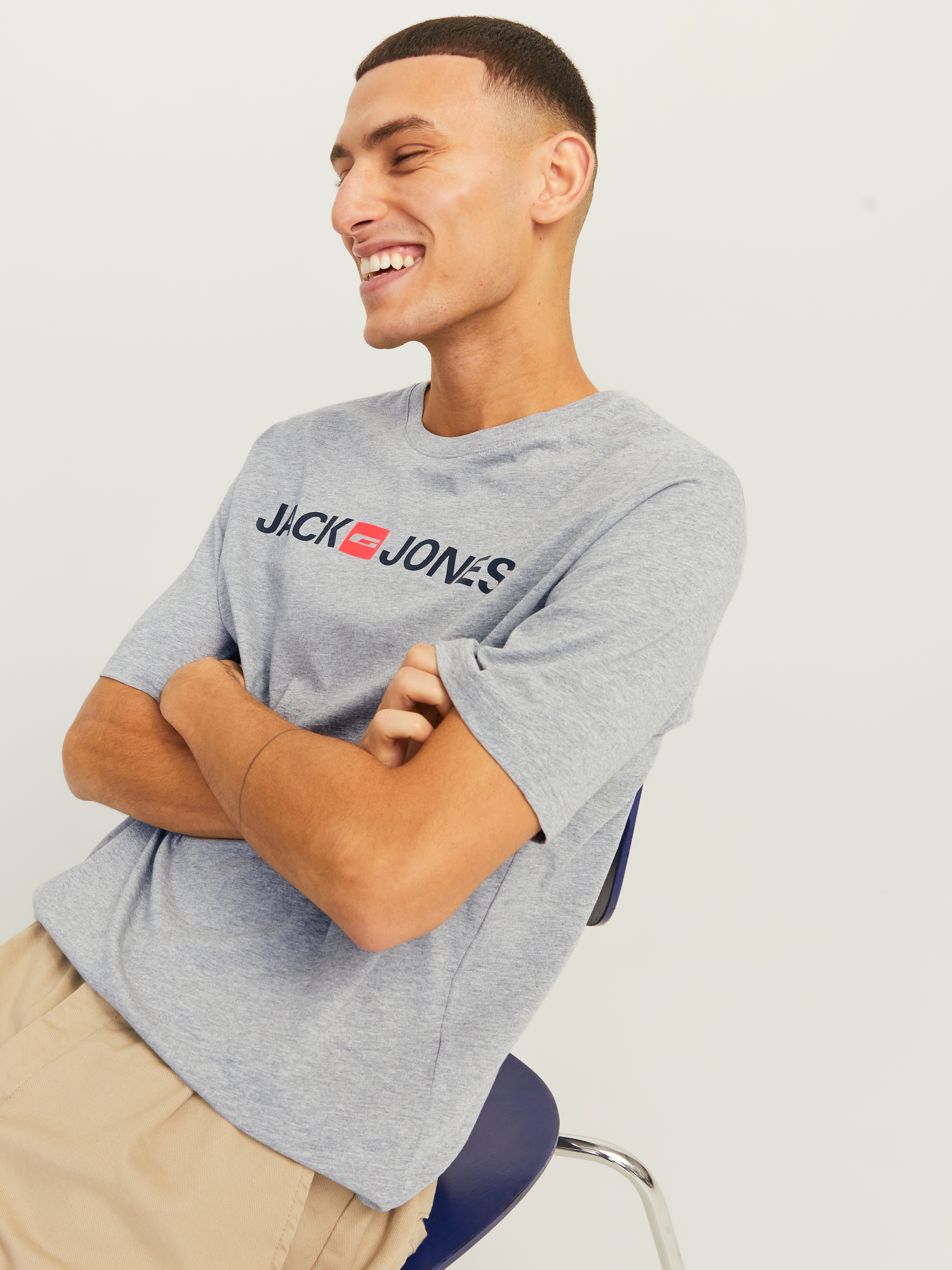 Jack & Jones Shirt à col rond »JJECORP OLD LOGO TEE SS O-NECK  NOOS«