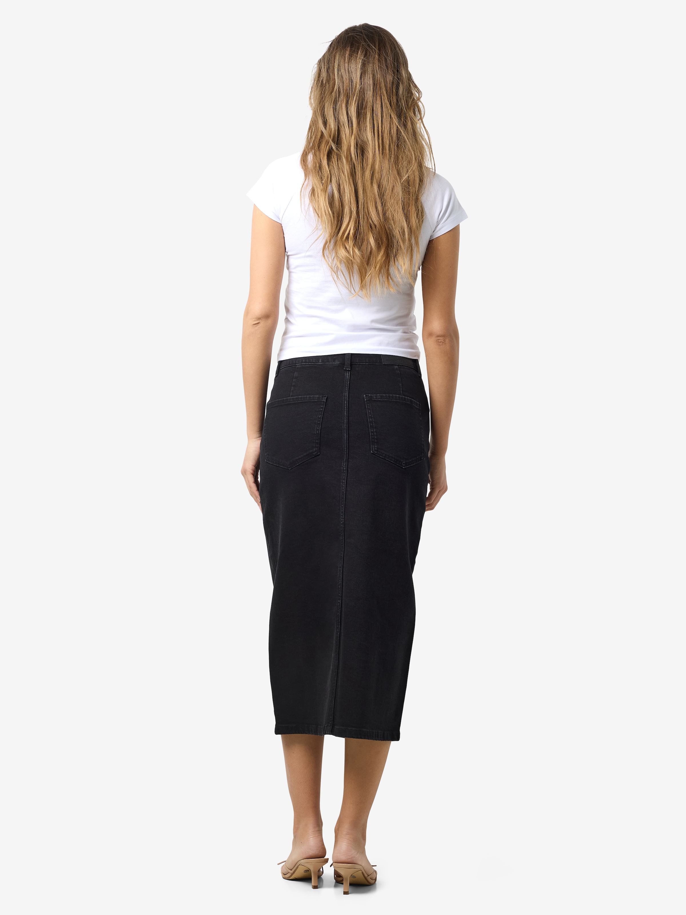 Noisy may Jeansrock »NMKATH NW SLIT MIDI SKIRT VI478BL NOOS«