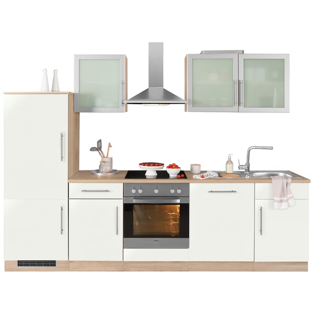 wiho Küchen Küchenzeile »Aachen«, ohne E-Geräte, Breite 280 cm Découvrir  sur