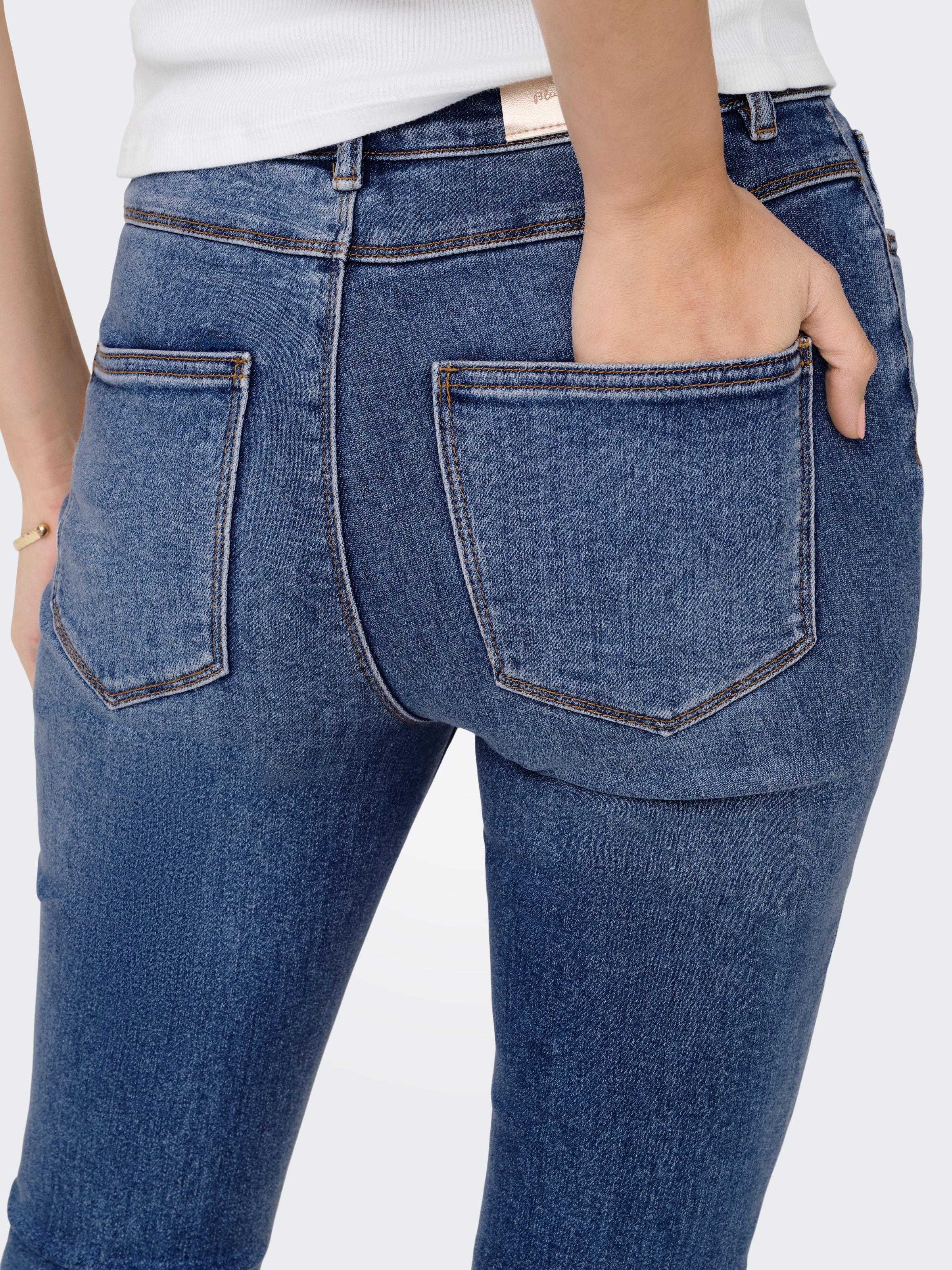 ONLY Jeans skinny »ONLMILA HW SK ANK DNM BJ13994 NOOS« Baumwollmischung, skinny fit