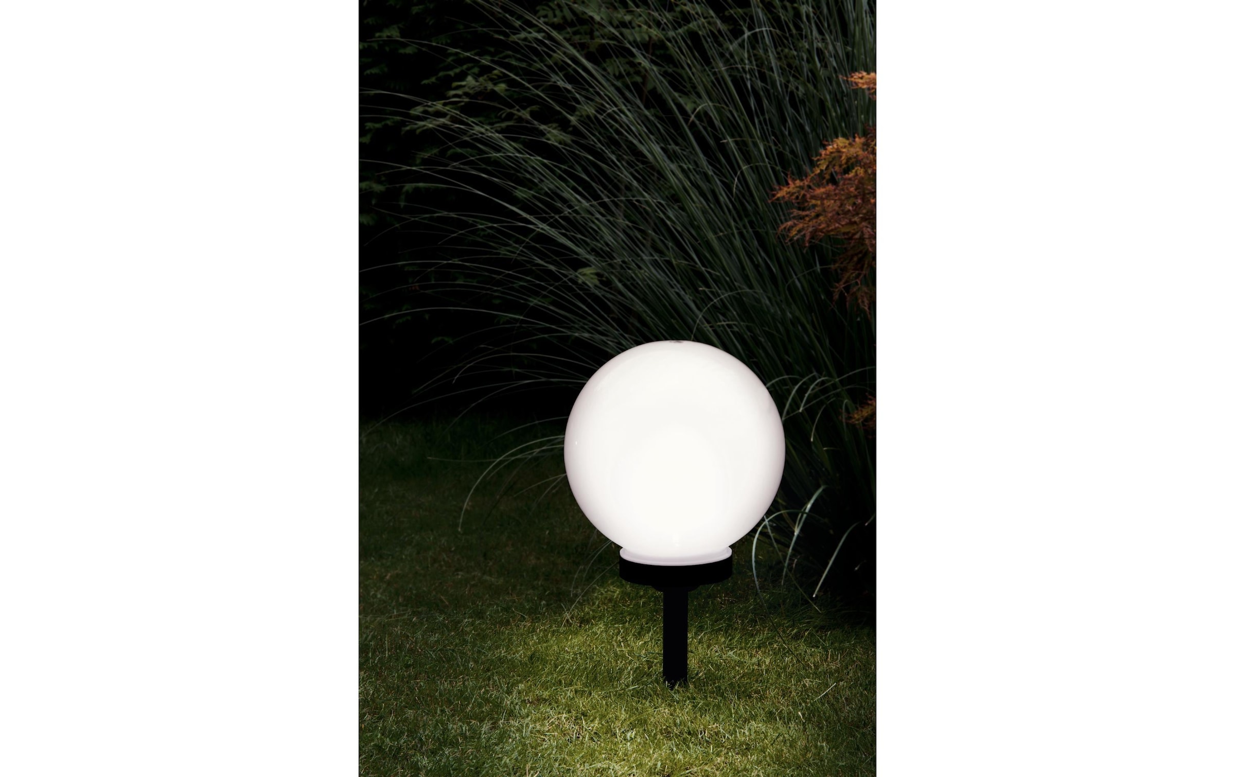 EGLO LED Gartenleuchte »SOLAR Kugelleuchte weiss«