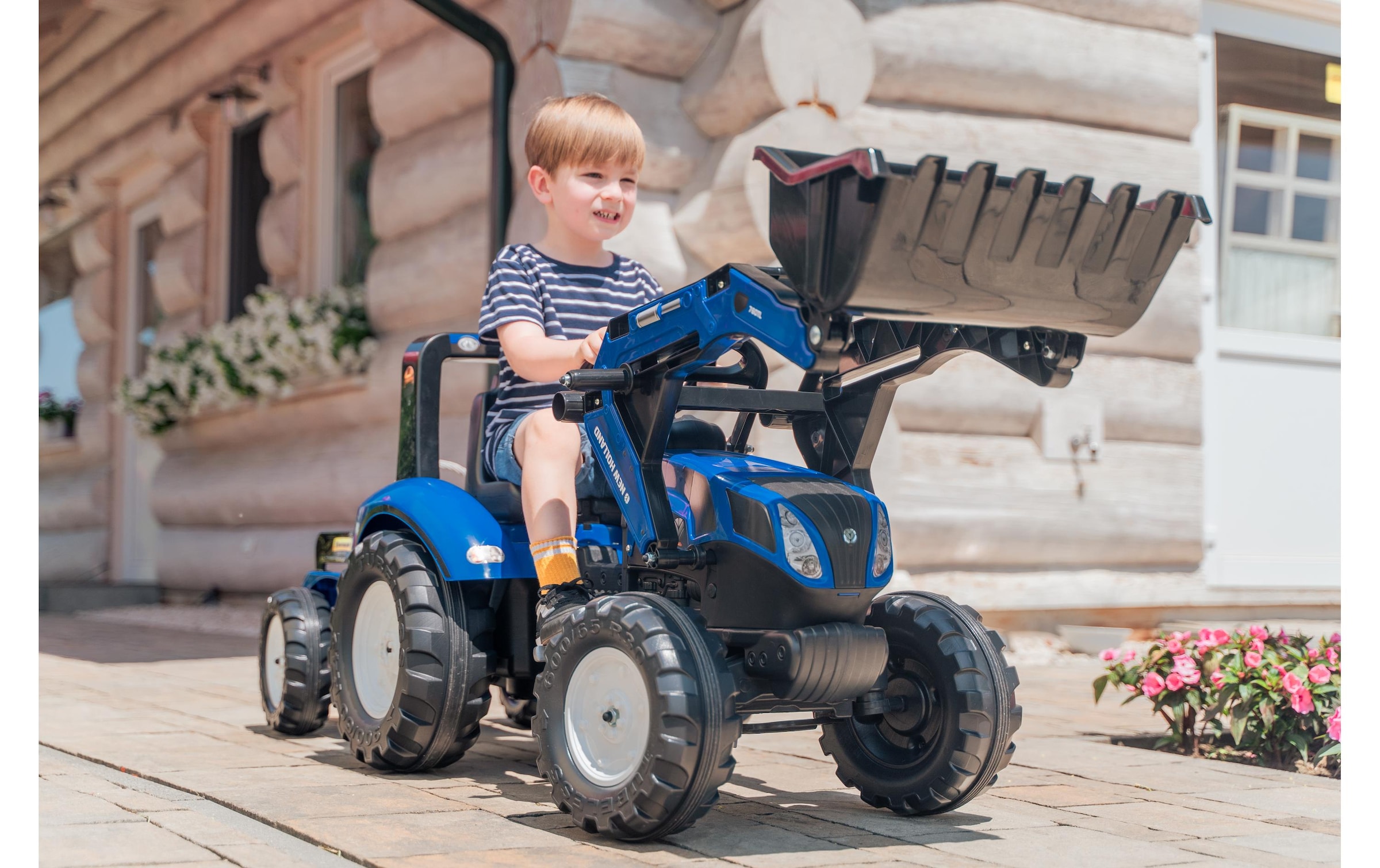Falk Rutscherauto »New Holland Traktor + Anh. XL«