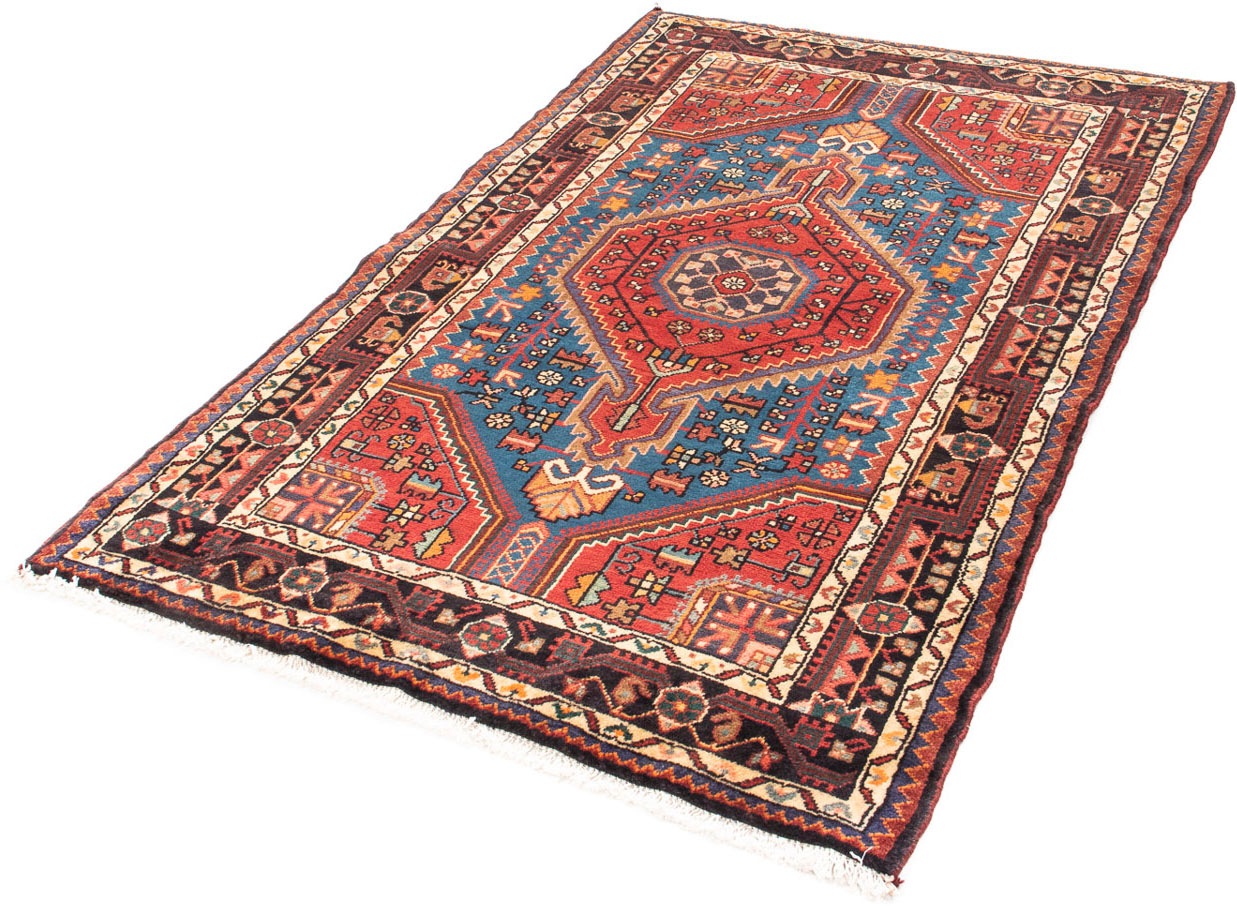 Image of morgenland Orientteppich »Perser - Nomadic - 163 x 107 cm - dunkelrot«, rechteckig, 10 mm Höhe, Wohnzimmer, Handgeknüpft, Einzelstück mit Zertifikat bei Ackermann Versand Schweiz