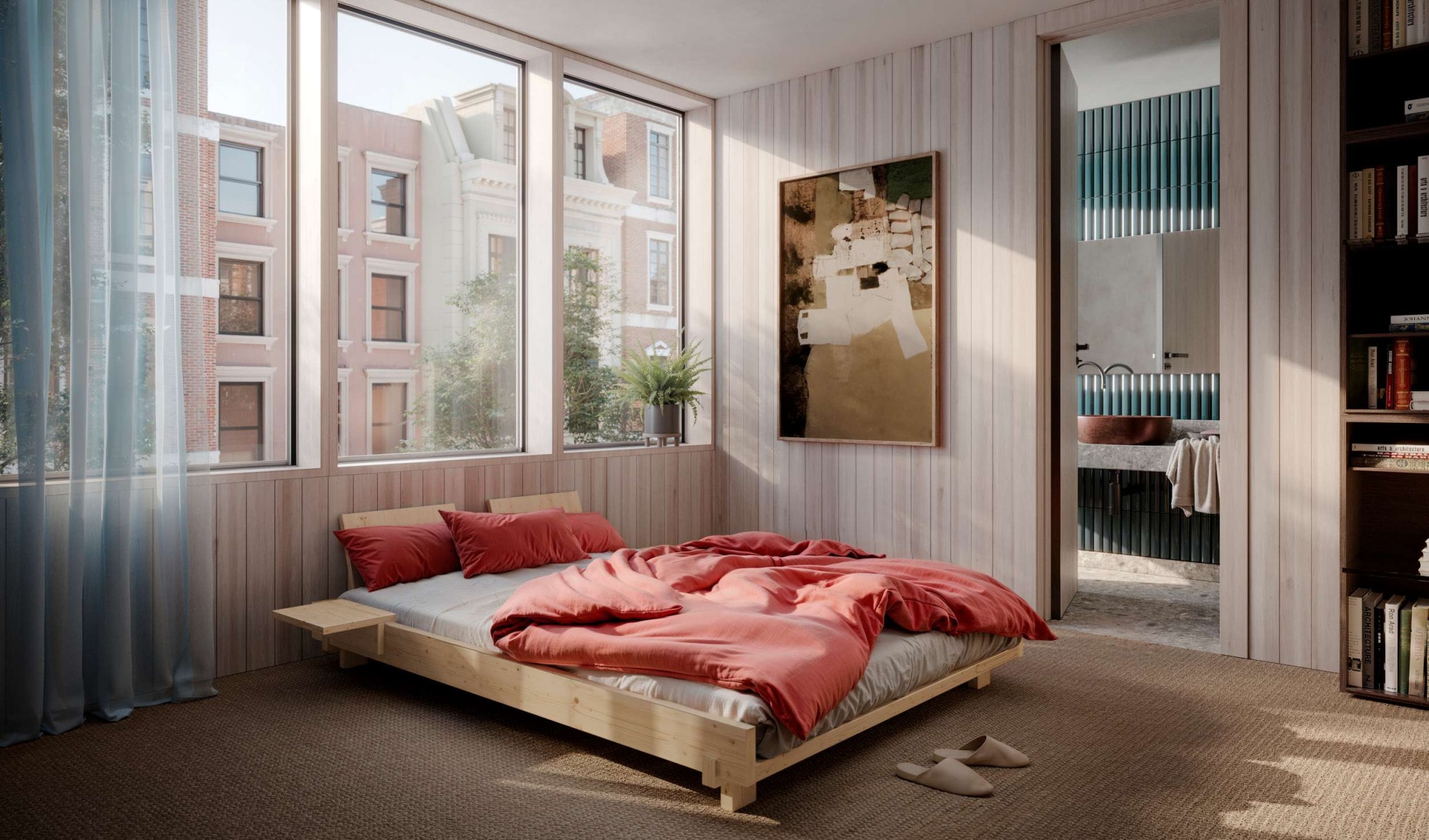 Karup Design Bettgestell »Social Bed, ohne Matratze, FSC®-zertifiziertes Massivholz«, wahlweise mit oder ohne verstellbares Zubehör, Bett in mehreren Grössen