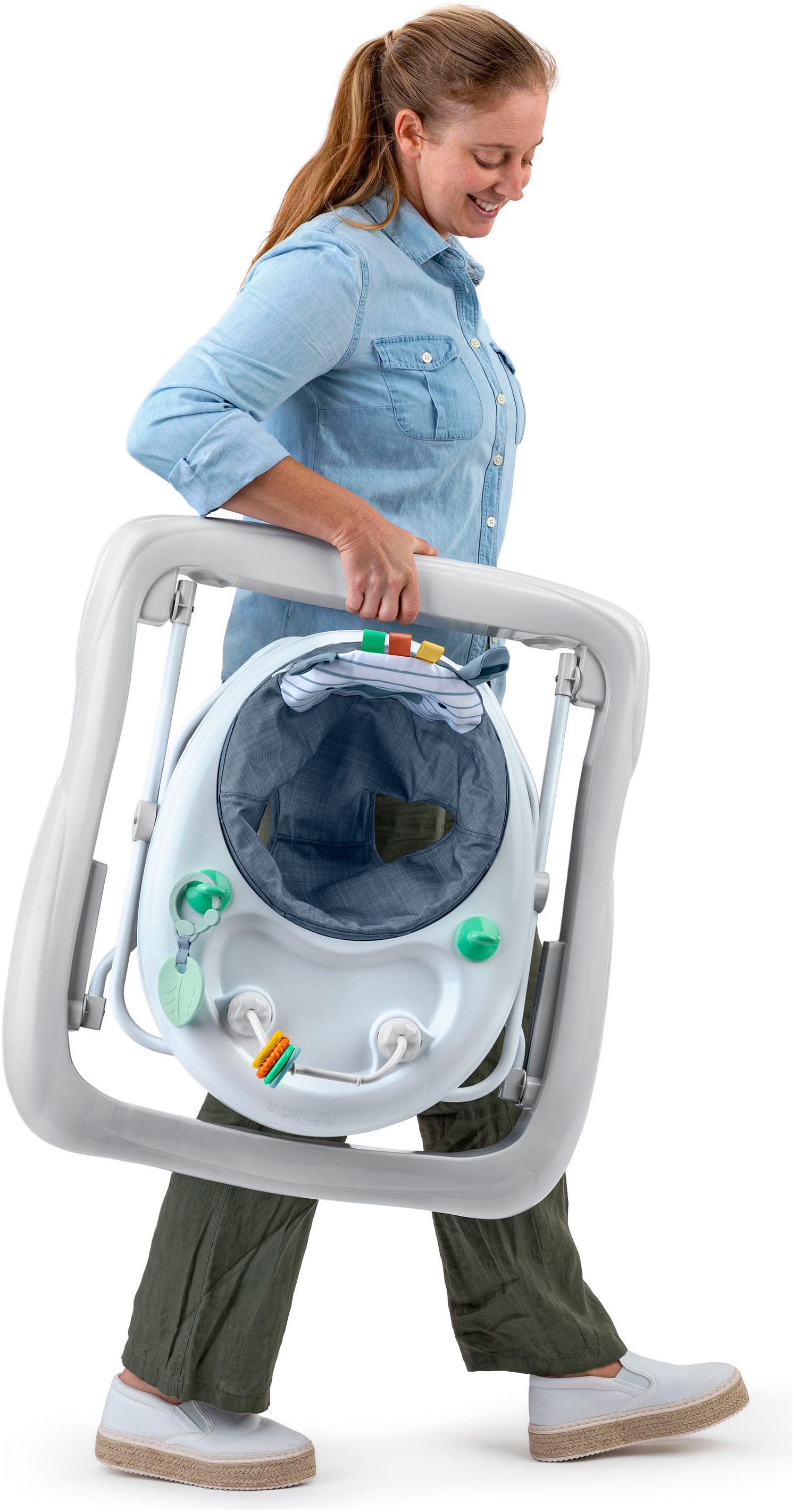 ingenuity Trotteur »Smooth Strides Activity Walker - Chambray«