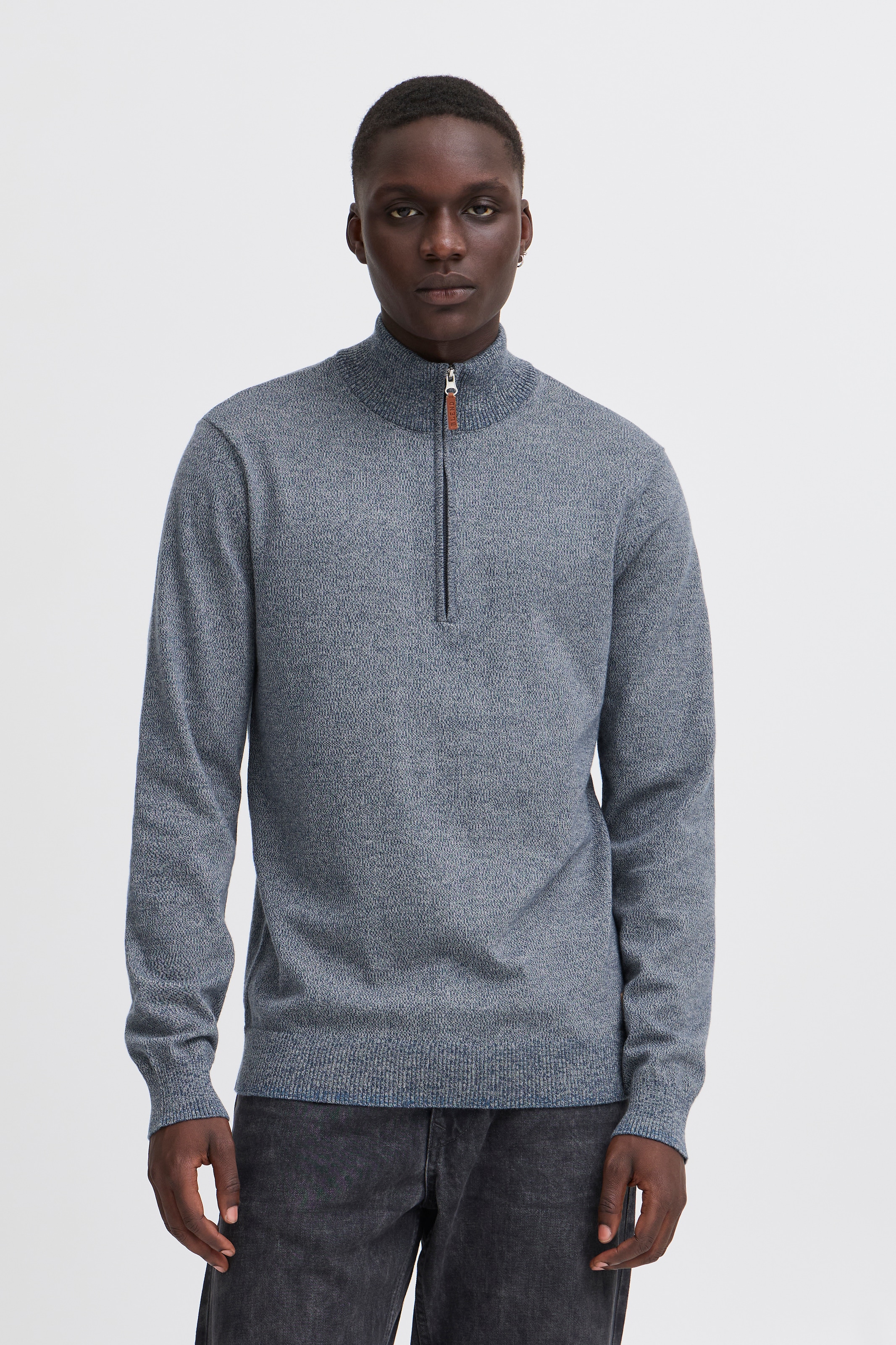 Image of Blend Strickpullover "BHVERB Pullover" mit normaler Passform, aus Polyester, pflegeleicht