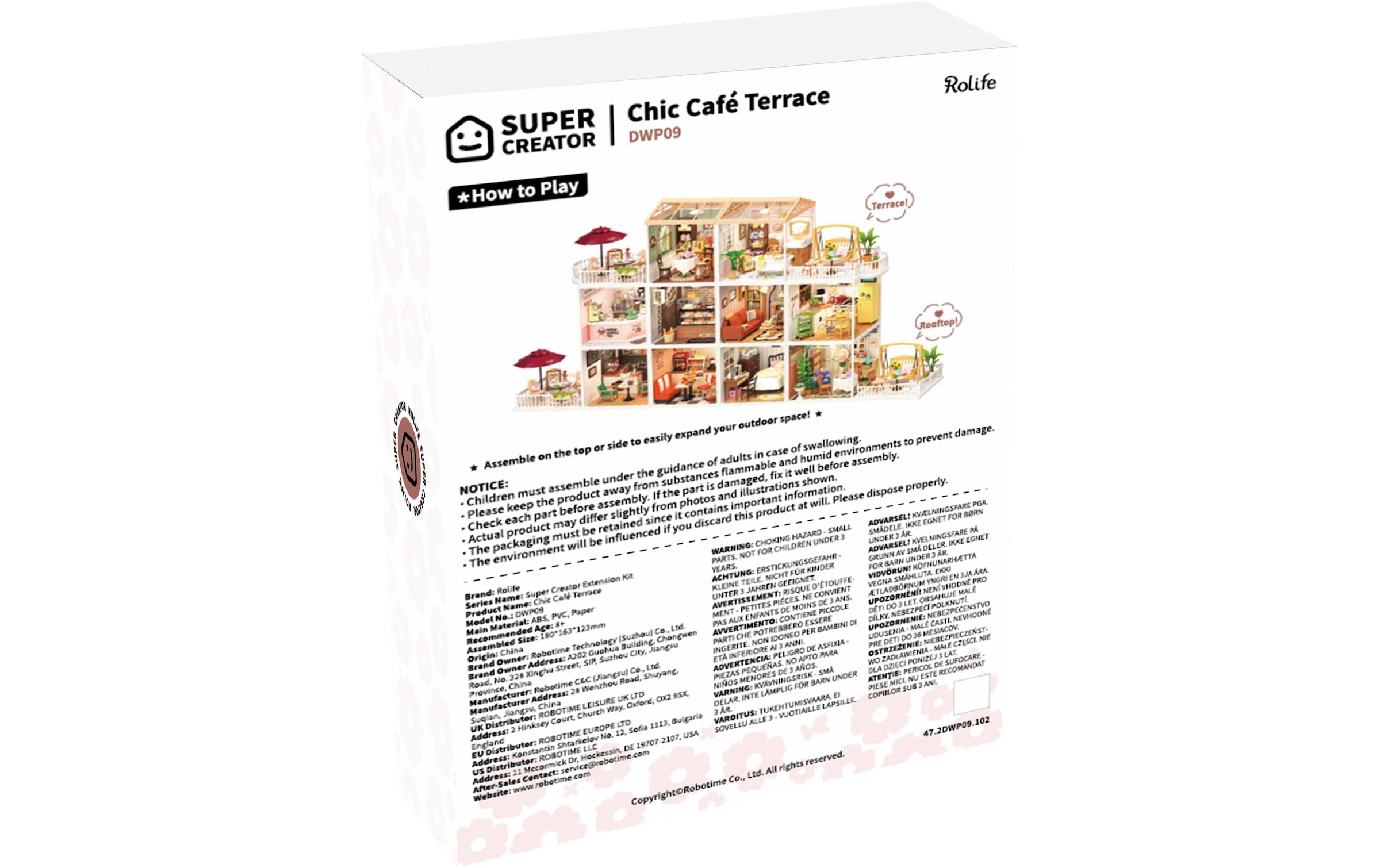   Modellbausatz »RoboTime Chic Café Terrace«