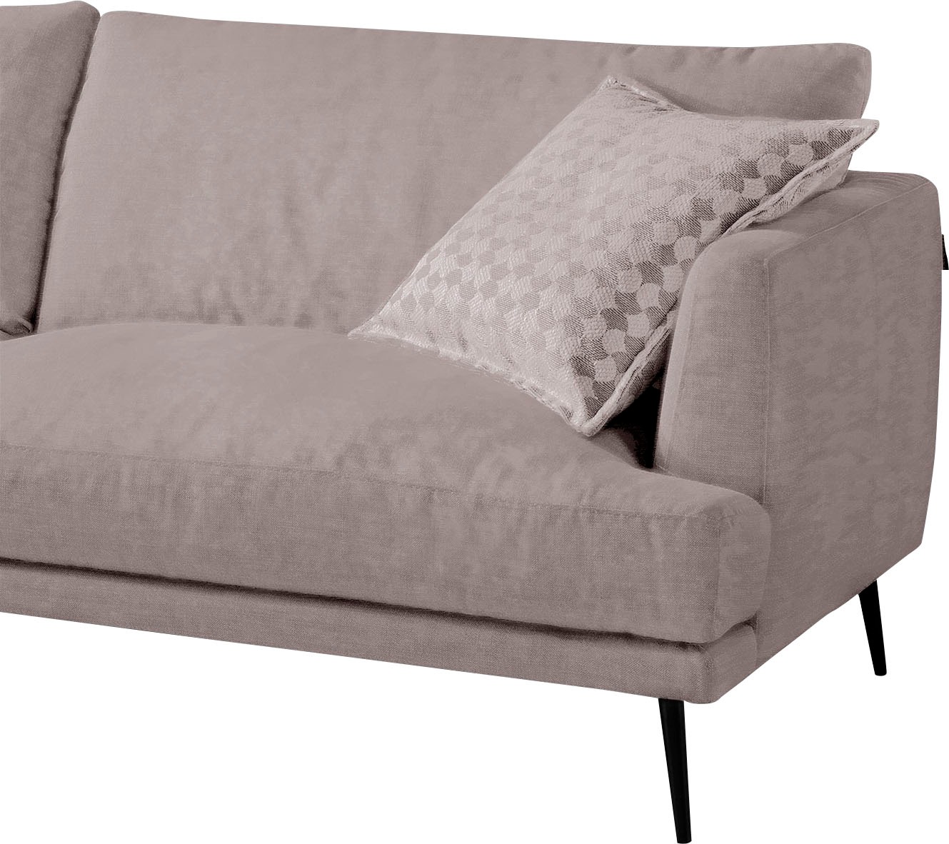 Egoitaliano Ecksofa »Sophia, Designsofa mit extrakomfortablem Sitzkomfort«, mit Daunenfederung, L-Form