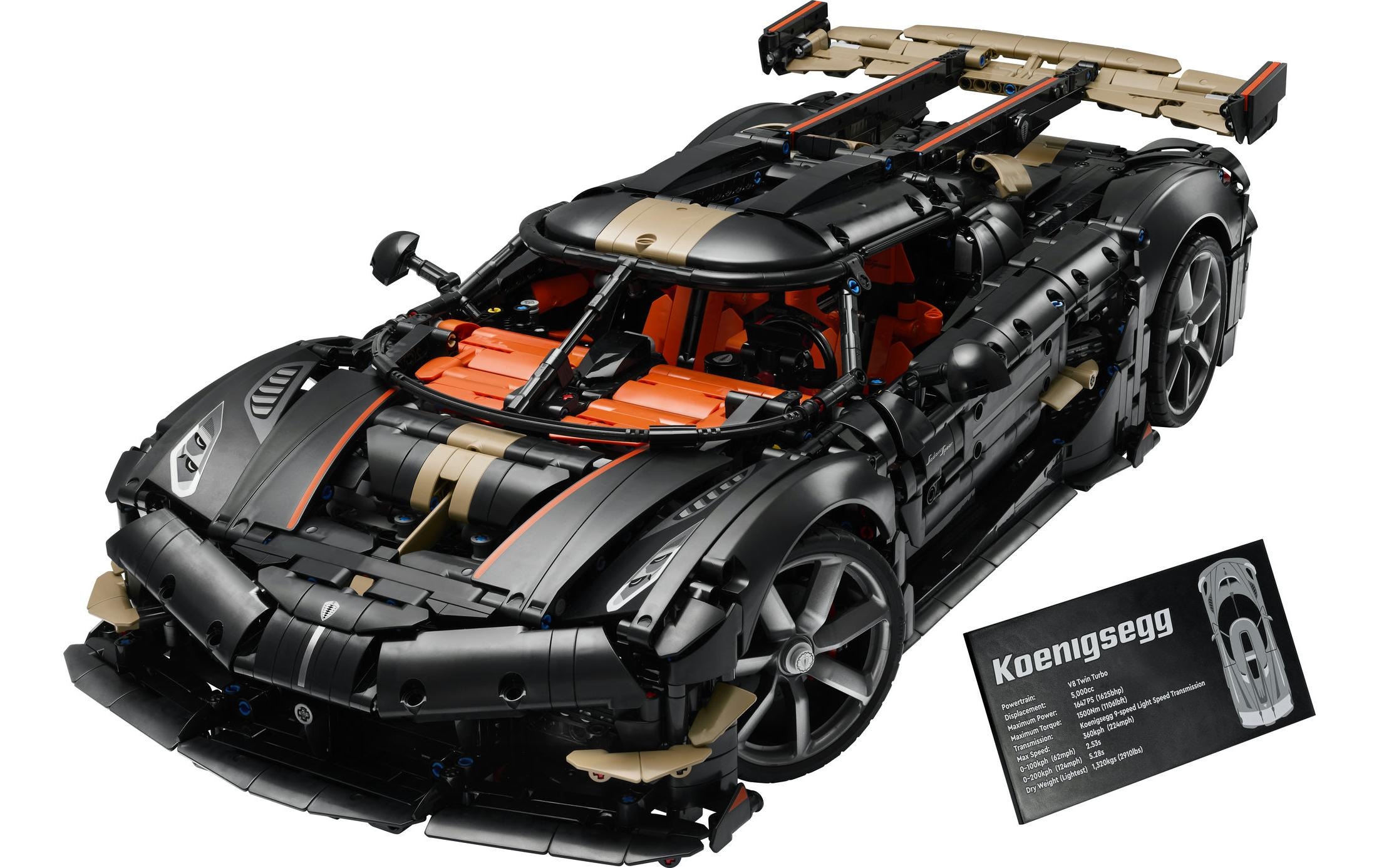 LEGO® Pions de construction »Technic Koenigsegg Sadair's Spear Hypercar 42232«