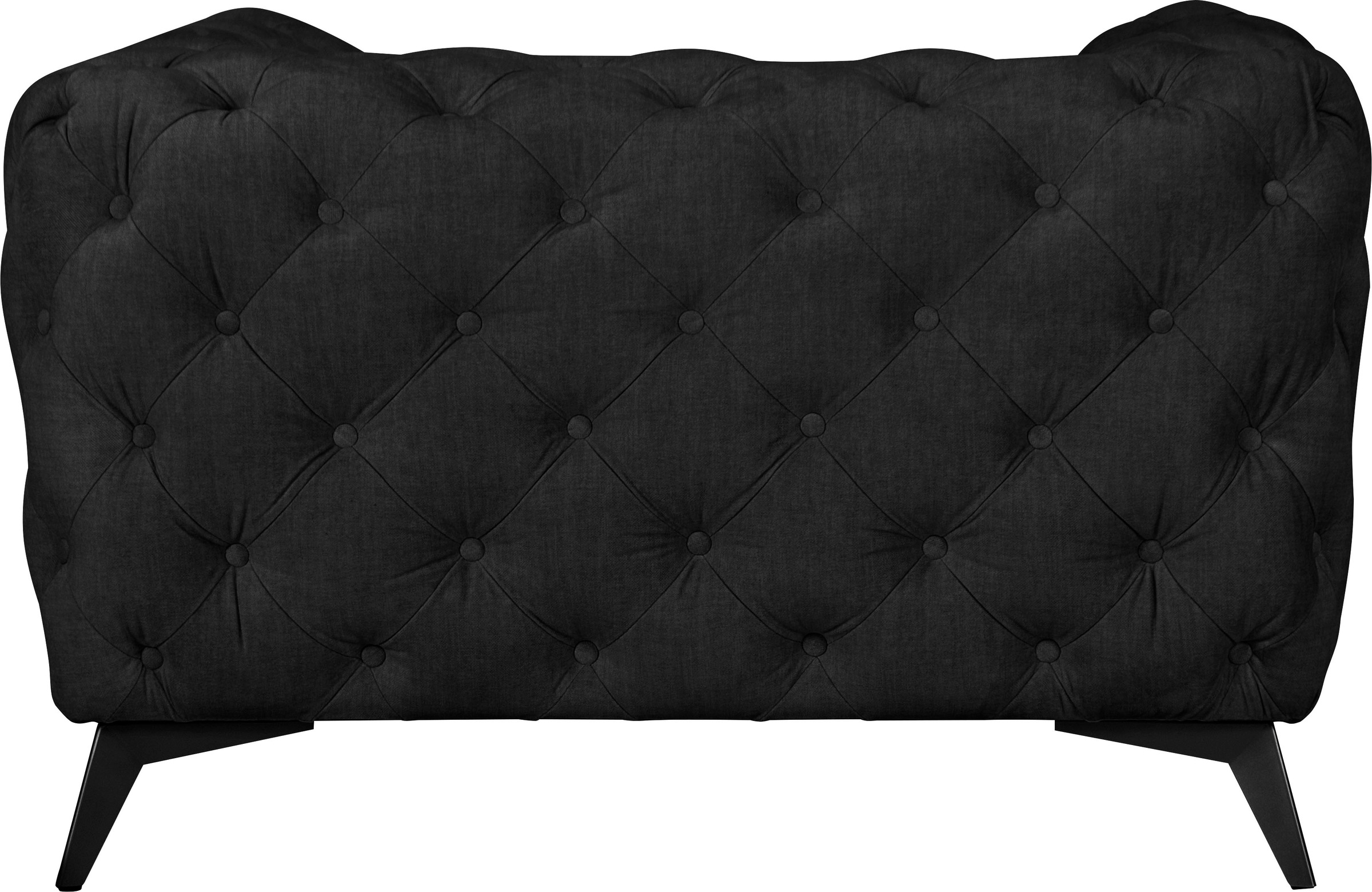 Leonique Chesterfield-Sessel »Glynis Sessel«, aufwändige Knopfheftung, moderne Chesterfield Optik, Fussfarbe wählbar
