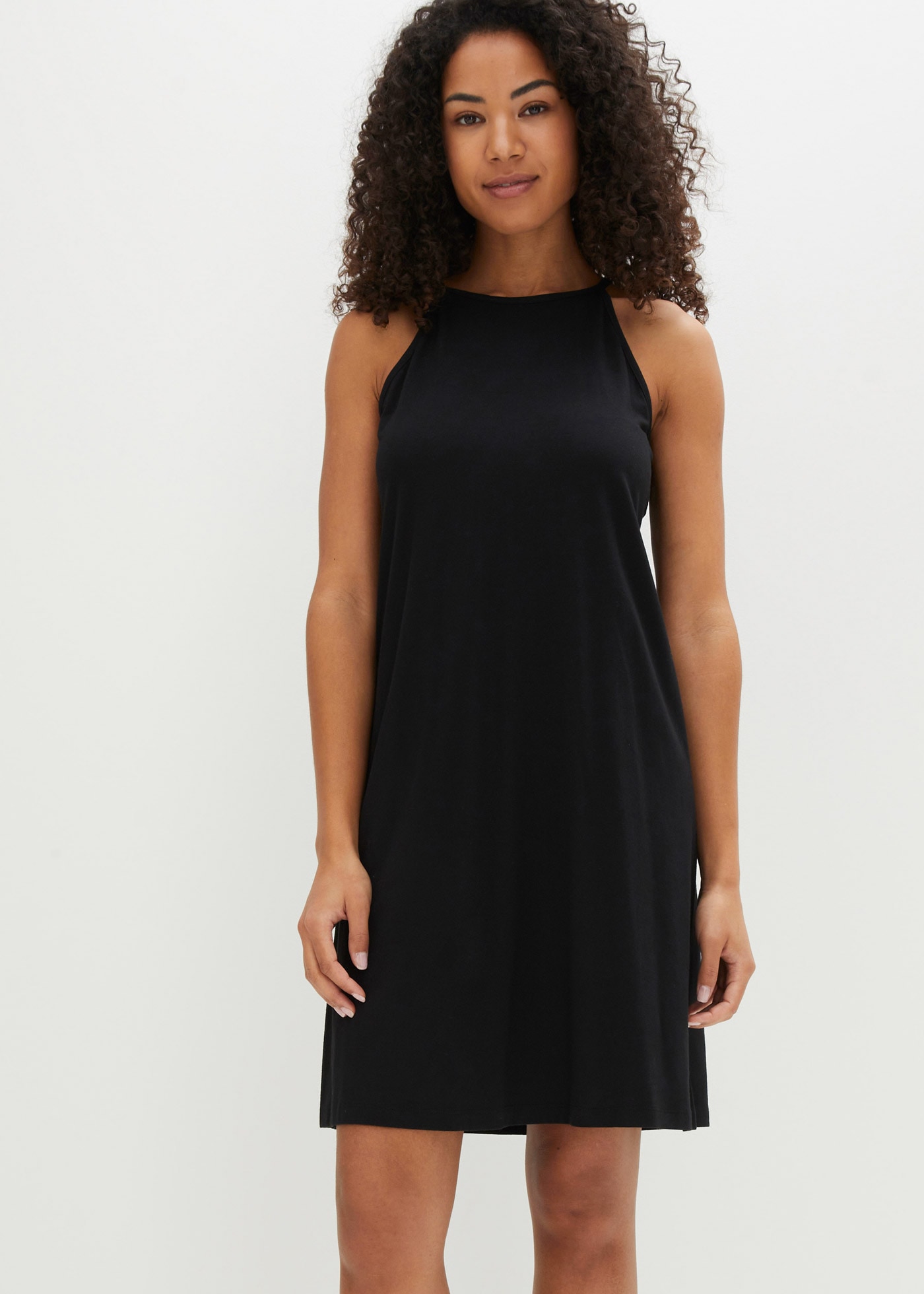 Image of bonprix Jerseykleid für warme Tage, aus Lyocell und Elasthan, in A-Linie, ärmellos