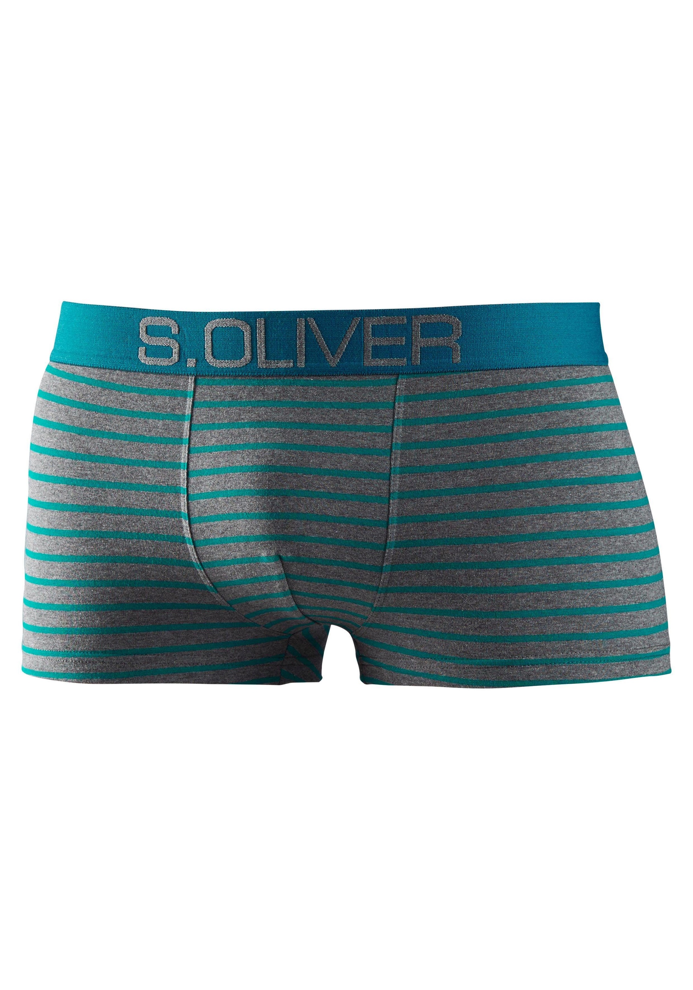 s.Oliver Hipster, (Packung, 4 St.), Boxershorts für Herren aus Baumwoll-Mix