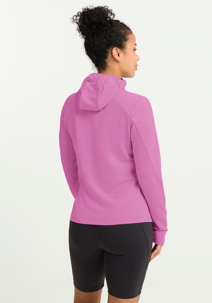 Jack Wolfskin Veste polaire »LITESTRIDE HOODED FZ W« avec capuche avec poches zippées et poche poitrine