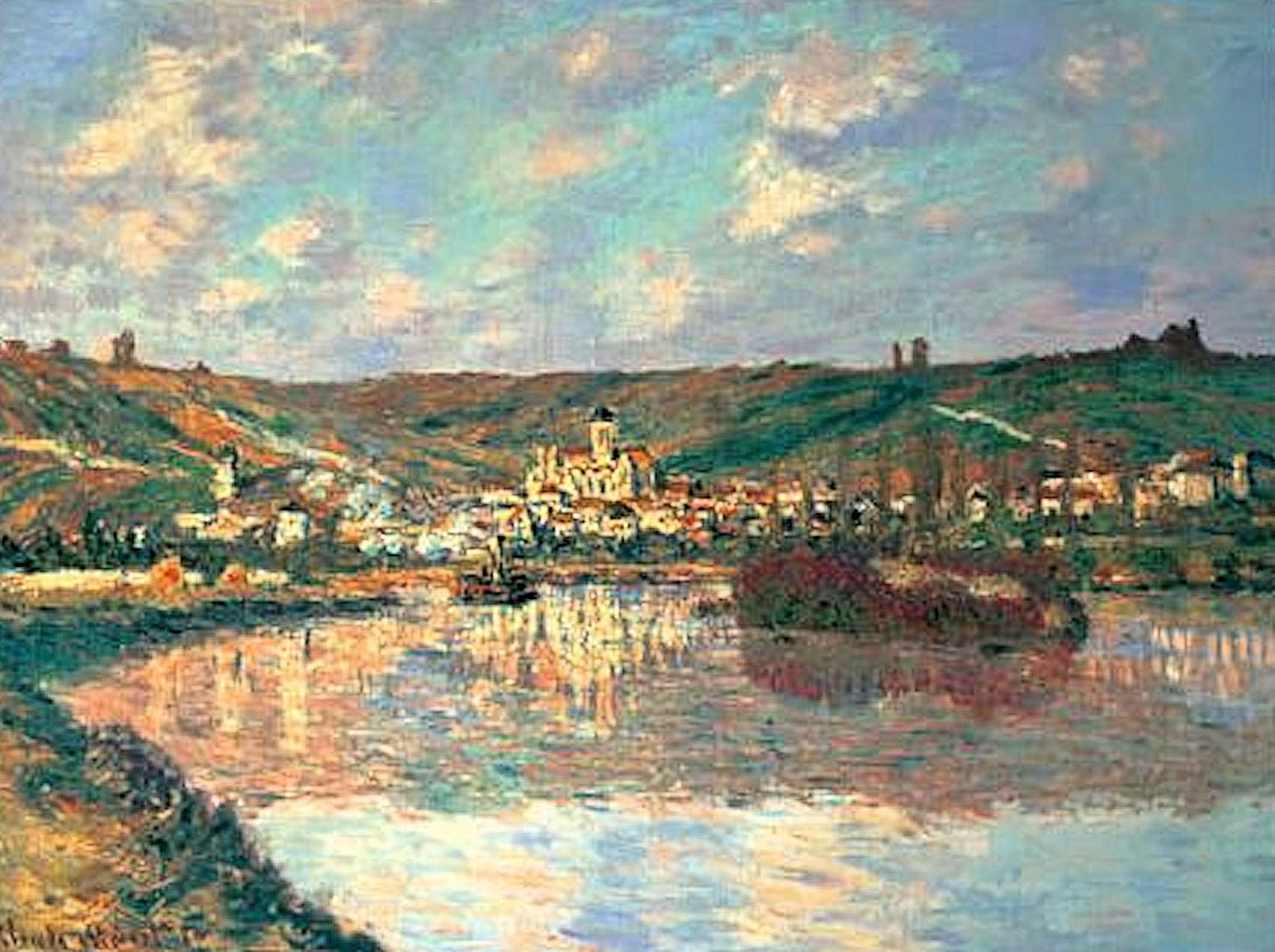 Image of DELAVITA Kunstdruck »MONET / Später Nachmittag, Vetheuil«, (1 St.) bei Ackermann Versand Schweiz