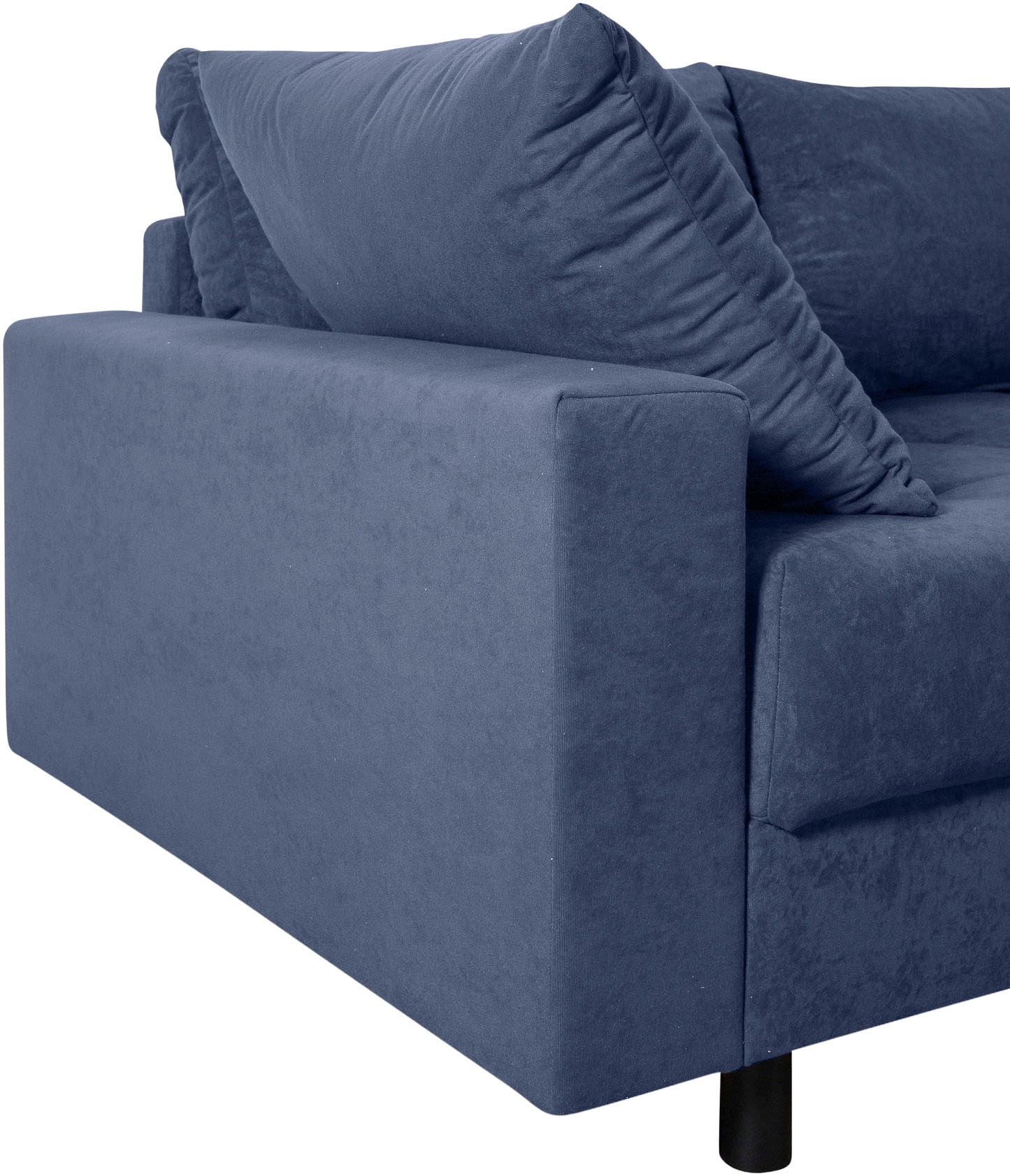 COLLECTION AB Ecksofa »Toni L-Form, B: 215 cm« mit Hocker & 2 Zierkissen, Federkern