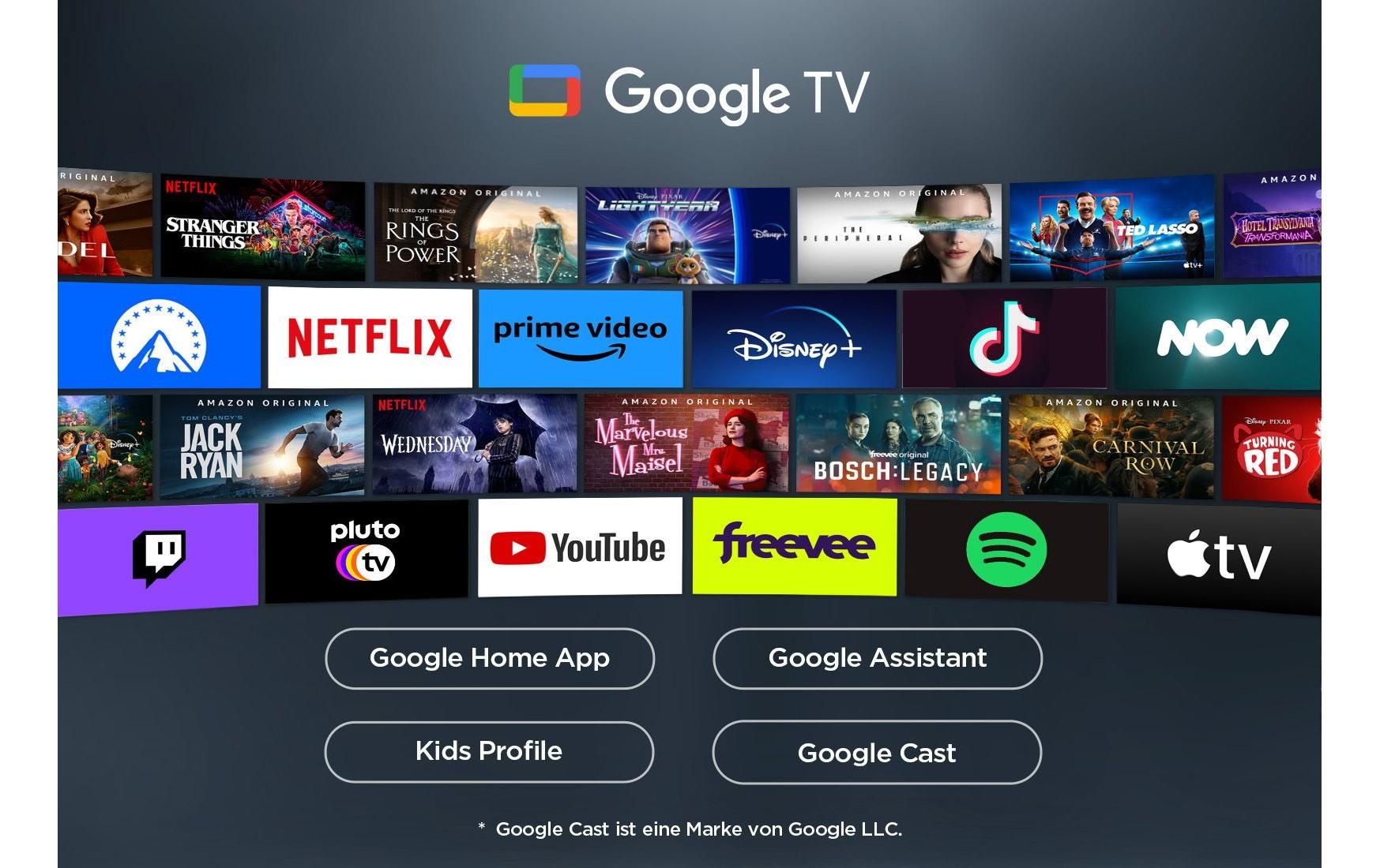 TCL LED-Fernseher »85P655 85 3840 x 2160 (Ultra HD 4K), LED-LCD«, 4K Ultra HD