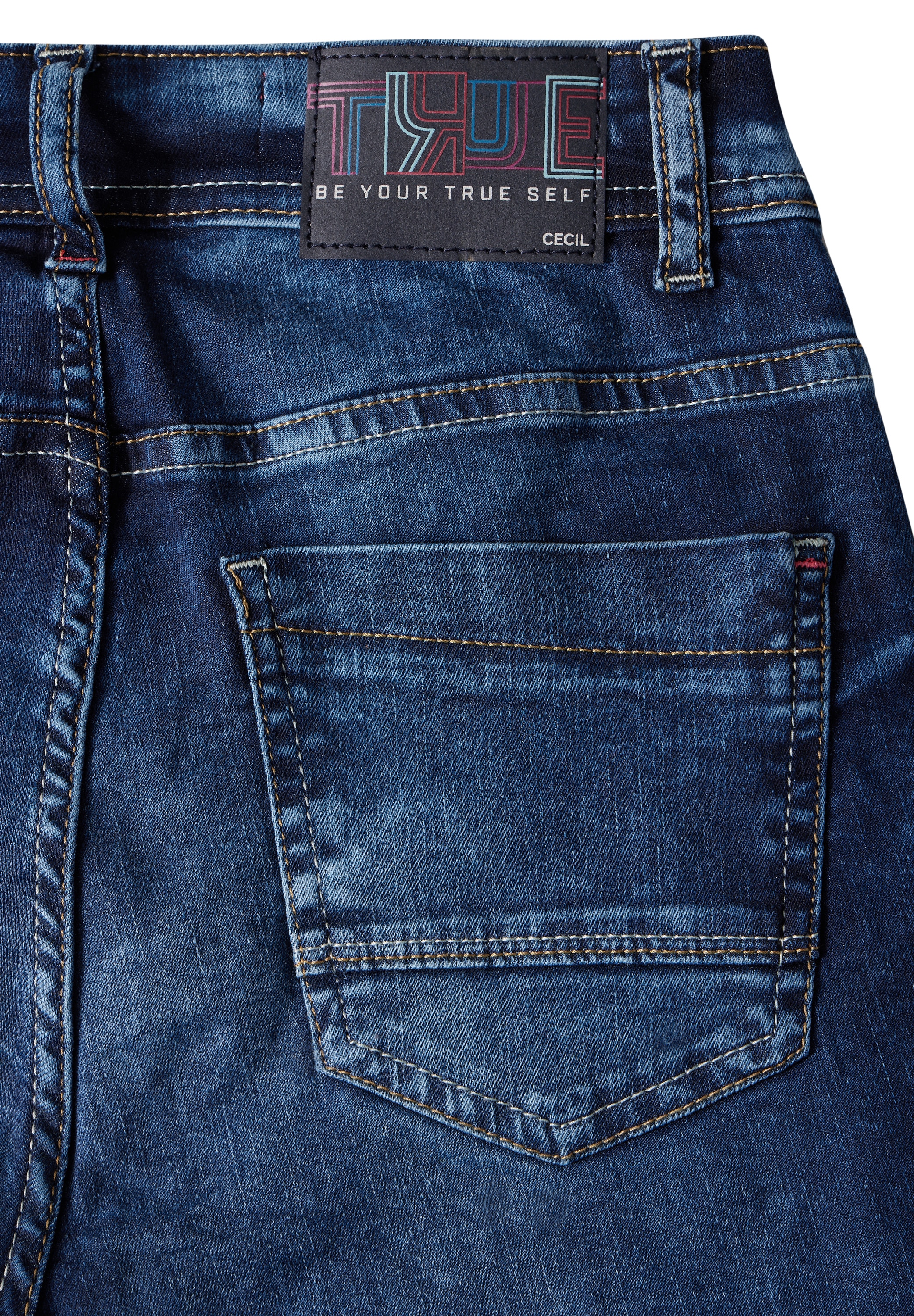 Cecil Slim-fit-Jeans »TORONTO«, im Five-Pocket Style