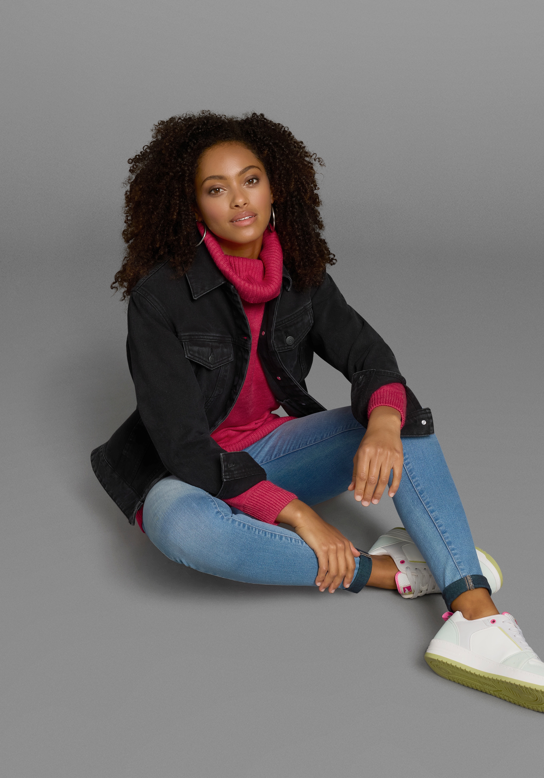 KangaROOS Pull à col roulé in klassischer Form