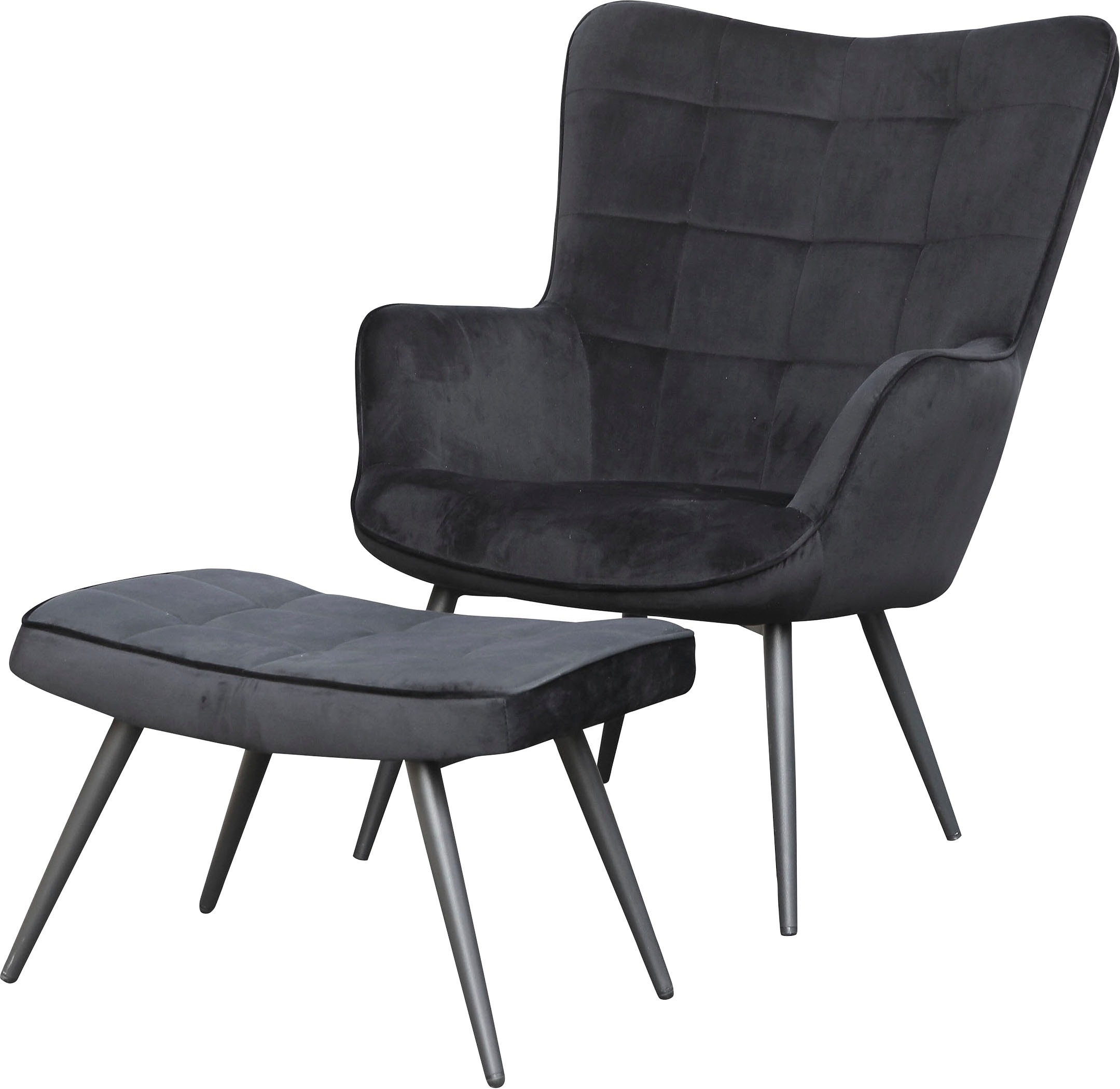 byLIVING Sessel oder in Cord, Webstoff (1 kaufen St.), günstig »Uta«, Samt
