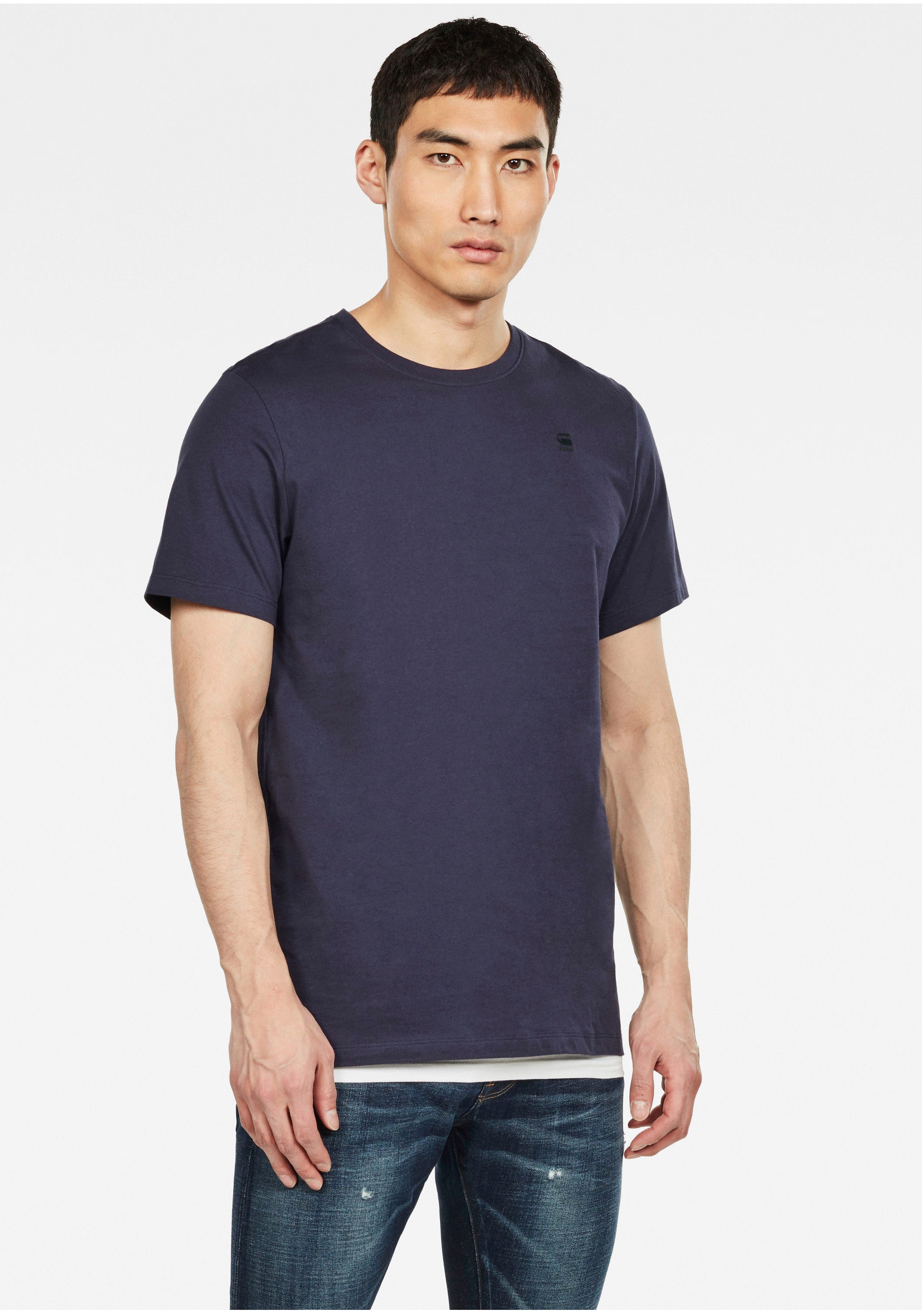 Image of G-STAR T-Shirt "Base-S T-Shirt" mit kleinem Logo-Detail