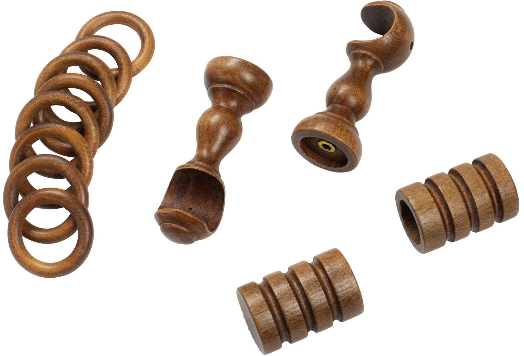 SN DECO GROUP Gardinenstange »Pisa«, 1 läufig-läufig, Fixmass