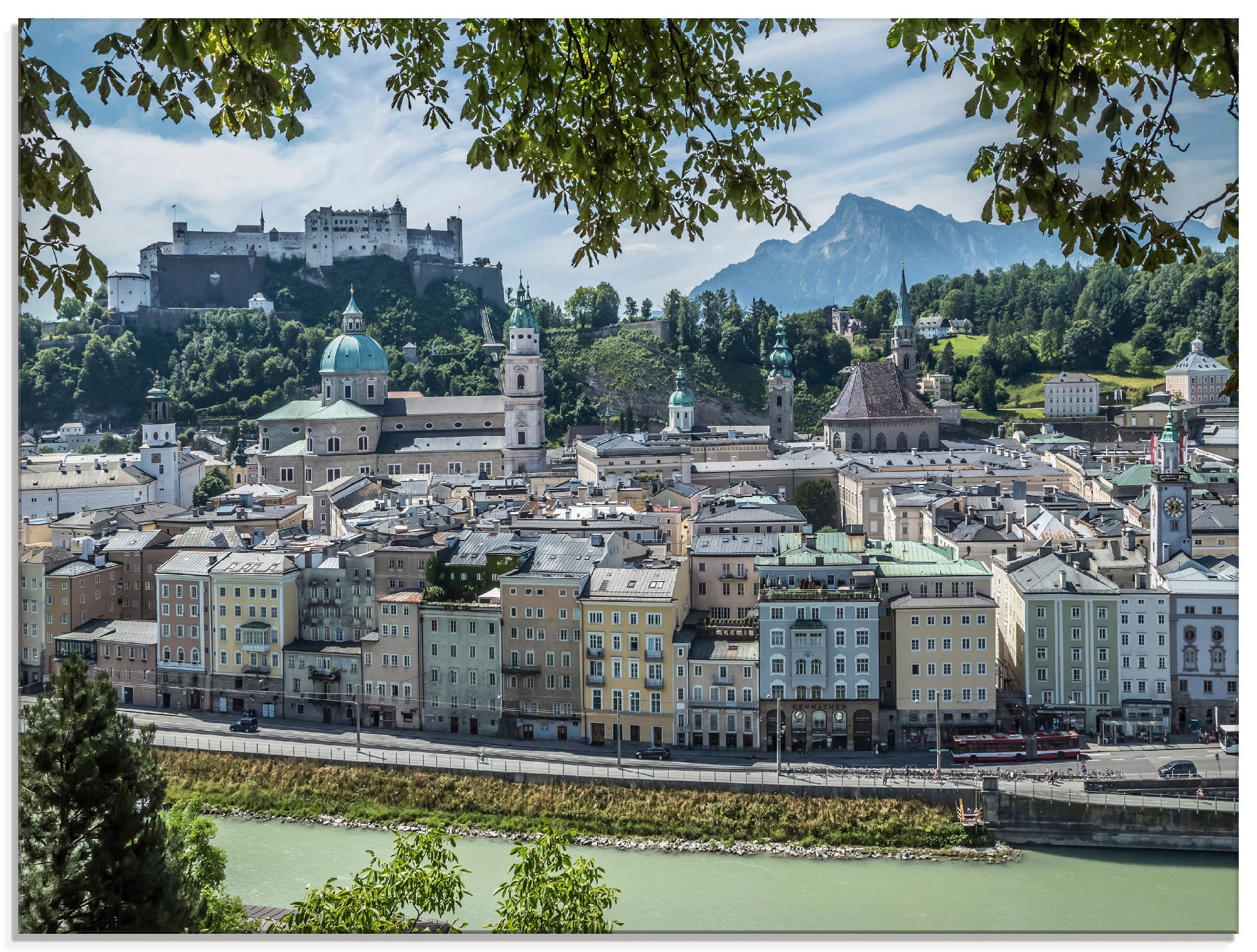 Image of Artland Glasbild »Salzburg Blick auf die Altstadt«, Österreich, (1 St.) bei Ackermann Versand Schweiz