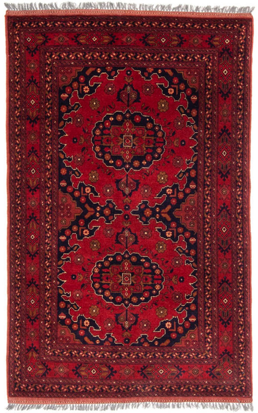 morgenland Wollteppich »Khal Mohammadi Medaillon Rosso 200 x 120 cm«, rechteckig, 7 mm... kaufen