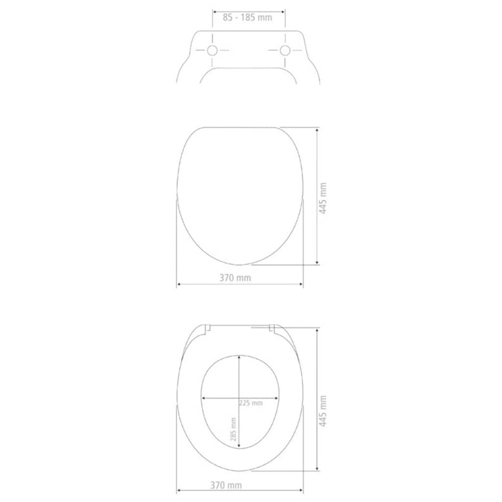 WENKO WC-Sitz »Geometry«, (1 St.)