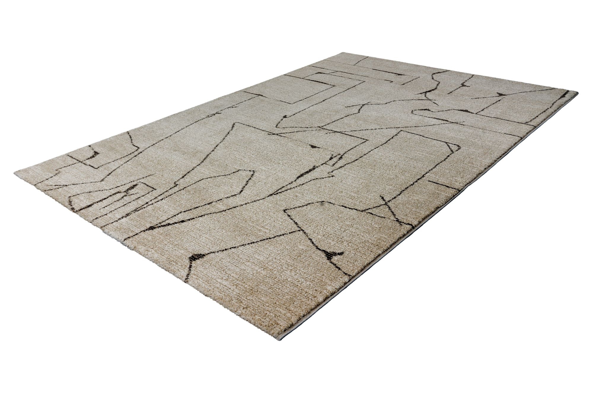 Kayoom Tapis »Napoli 536« Rectangulaire 18 mm Höhe Kurzflor, Modernes Muster, Fussbodenheizungsgeeignet, Wohnzimmer