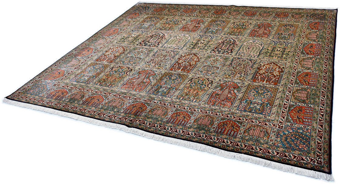 Image of Kayoom Seidenteppich »Hamadan 8467«, rechteckig, 10 mm Höhe, Einzelstück mit Zertifikat, Wohnzimmer bei Ackermann Versand Schweiz