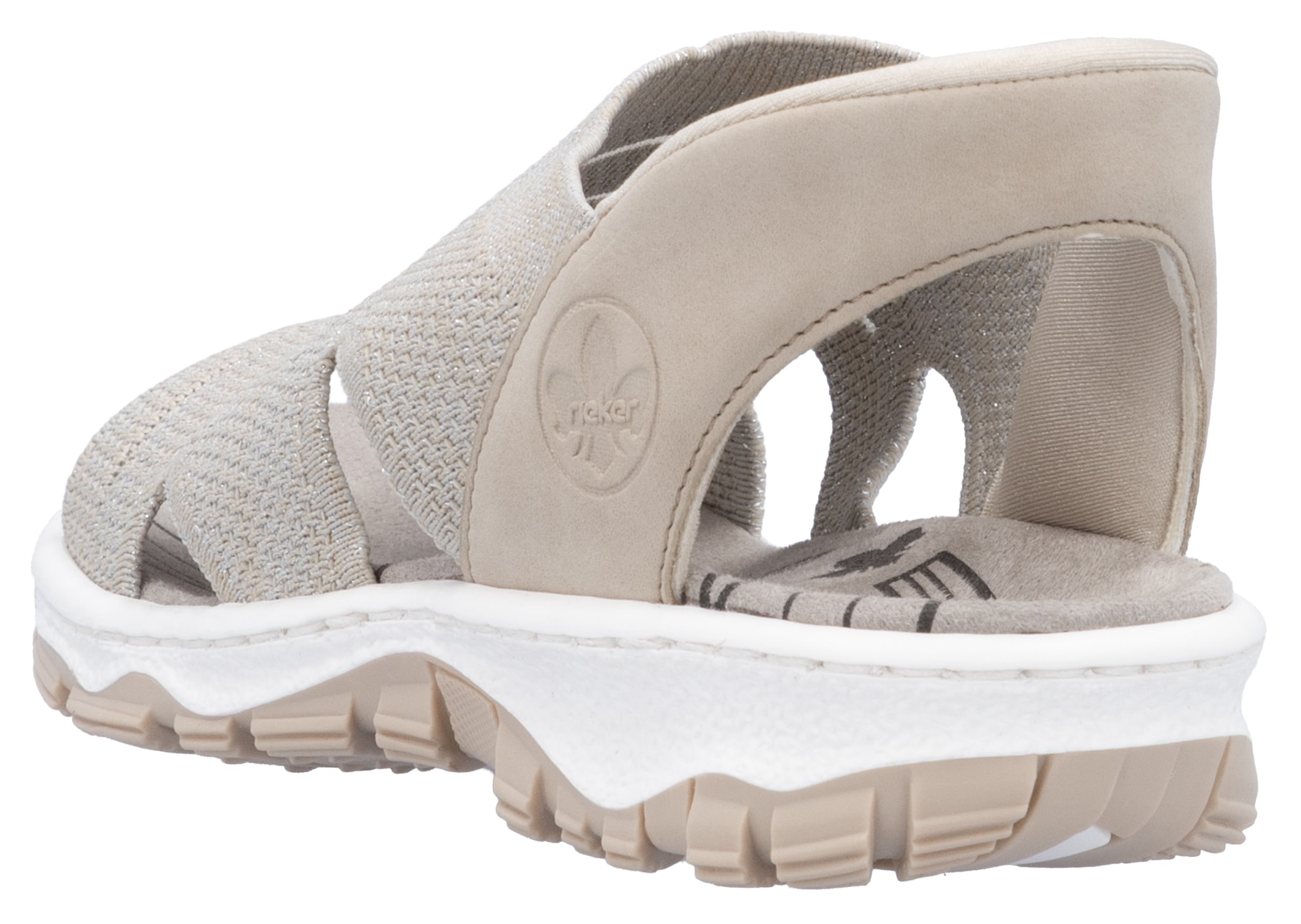 Rieker Sandale  Trekkingsandale, Outdoorsandale, Sommerschuh mit Elastik-Einschlupf