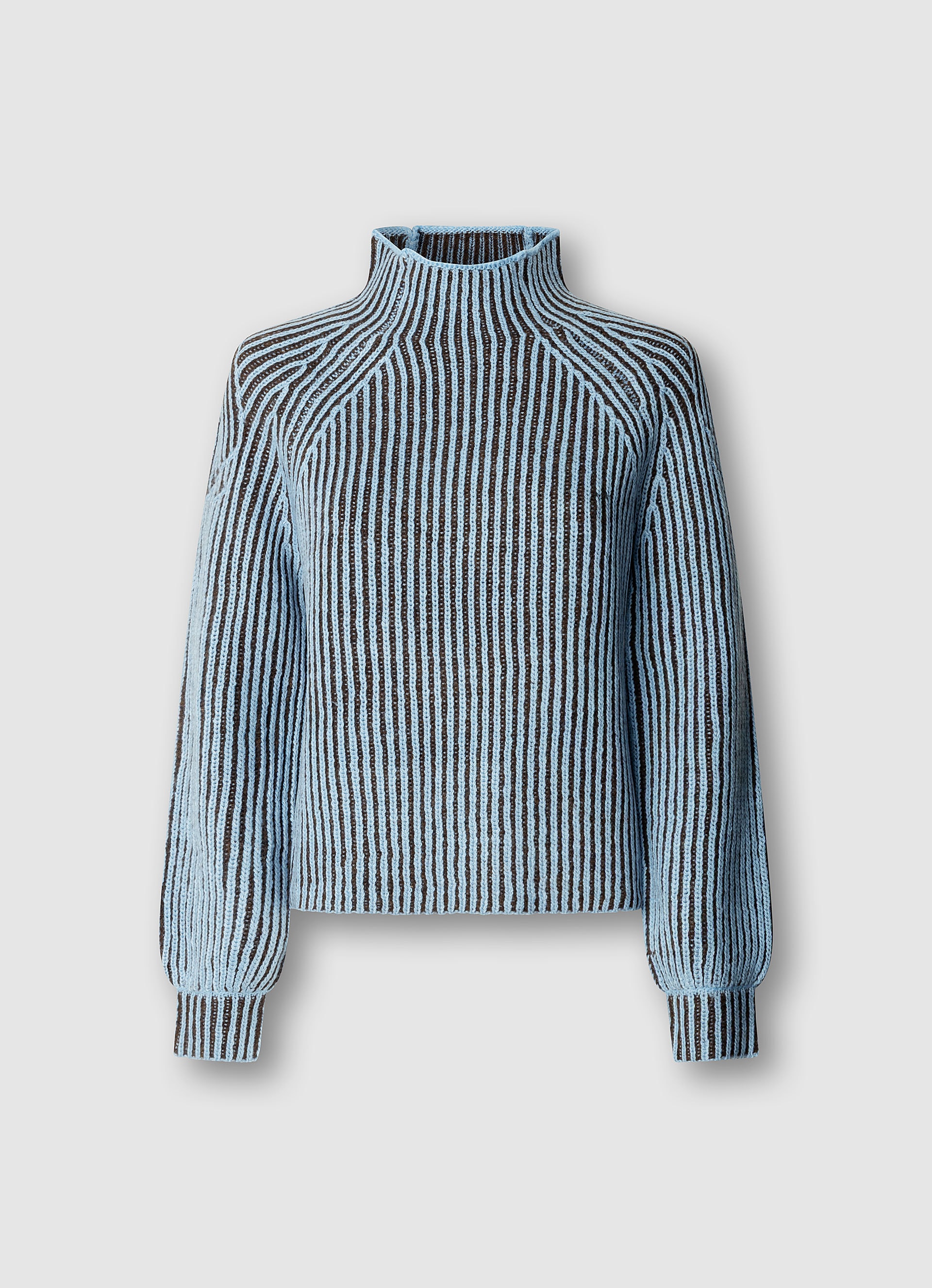 Pepe Jeans Pull en tricot »ALEX« avec col montant, design à rayures