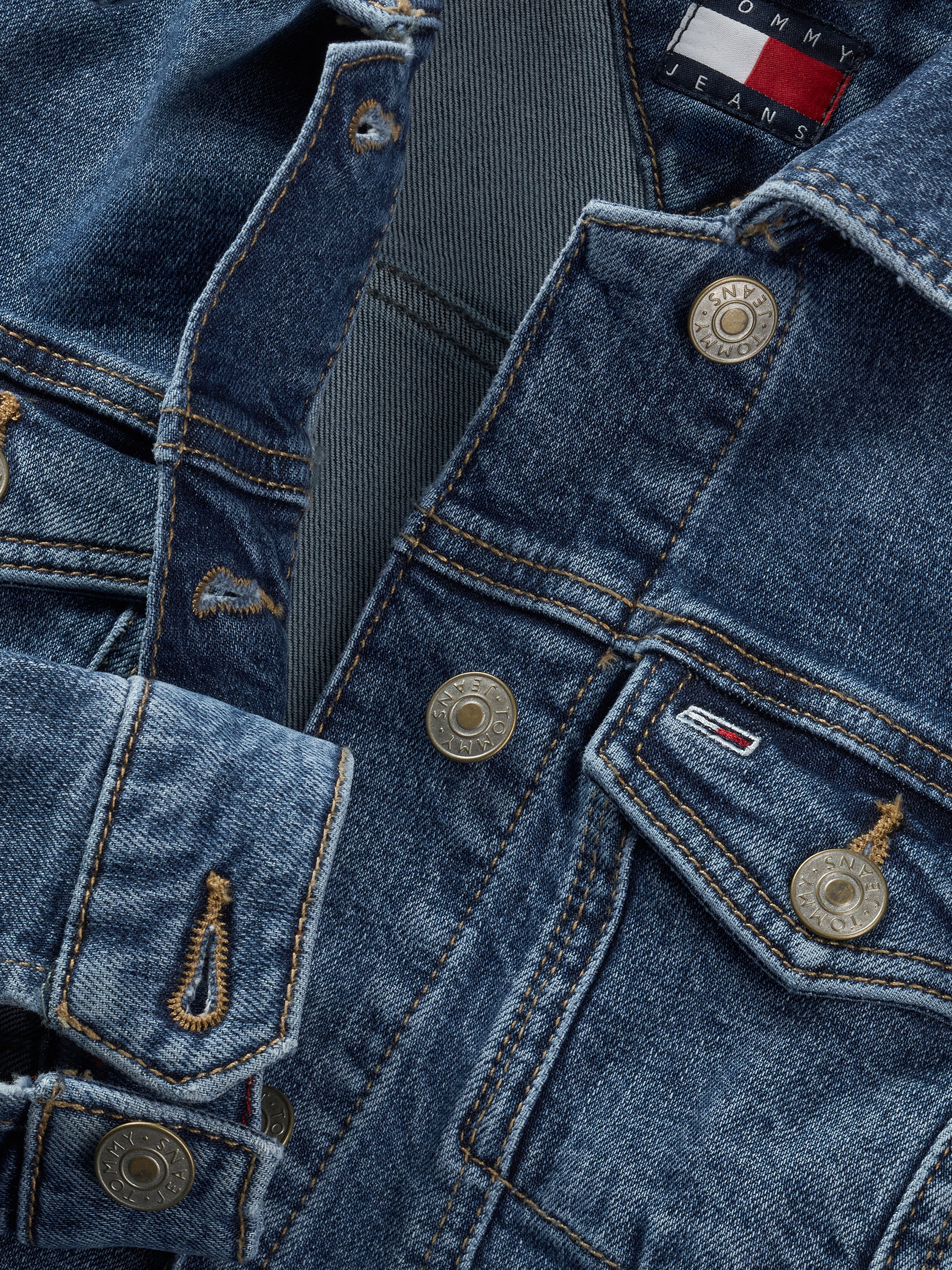 Tommy Jeans Curve Jeansjacke »VIVIANNE SKN JACKET EXT BI8130«, in Grossen Grössen
