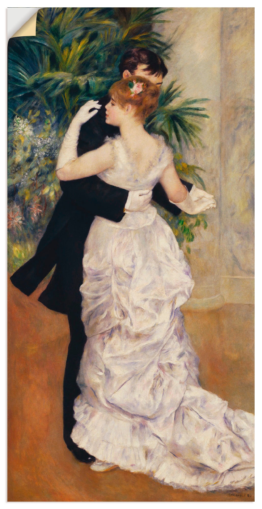 Image of Artland Wandbild »Tanz in der Stadt«, Paar, (1 St.), in vielen Grössen & Produktarten -Leinwandbild, Poster, Wandaufkleber / Wandtattoo auch für Badezimmer geeignet bei Ackermann Versand Schweiz