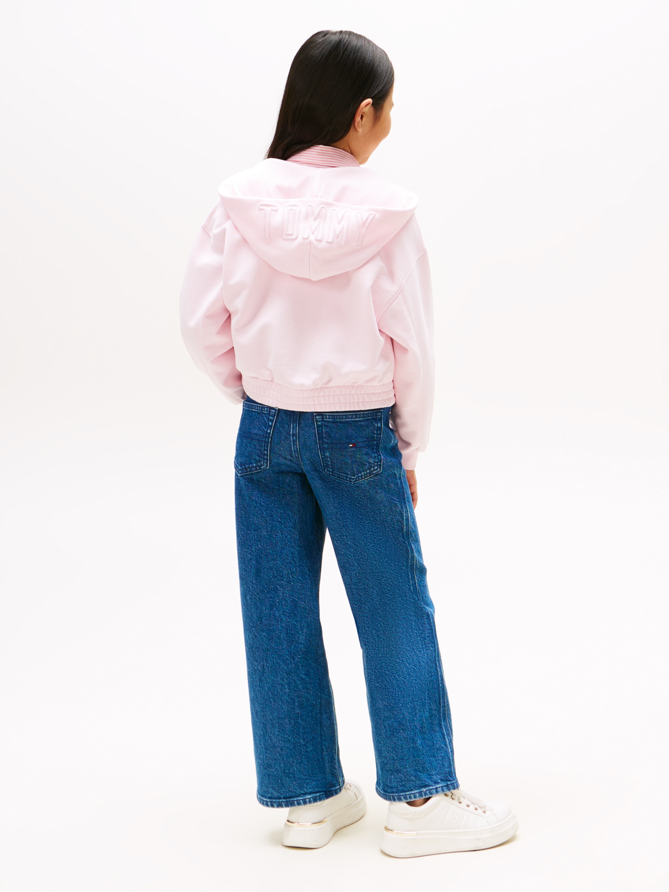 Tommy Hilfiger Sweat à capuche »TOMMY PUFF PRINT ZIP THRU HOODIE« für Kinder bis 16 Jahre, Druck auf der Kapuze