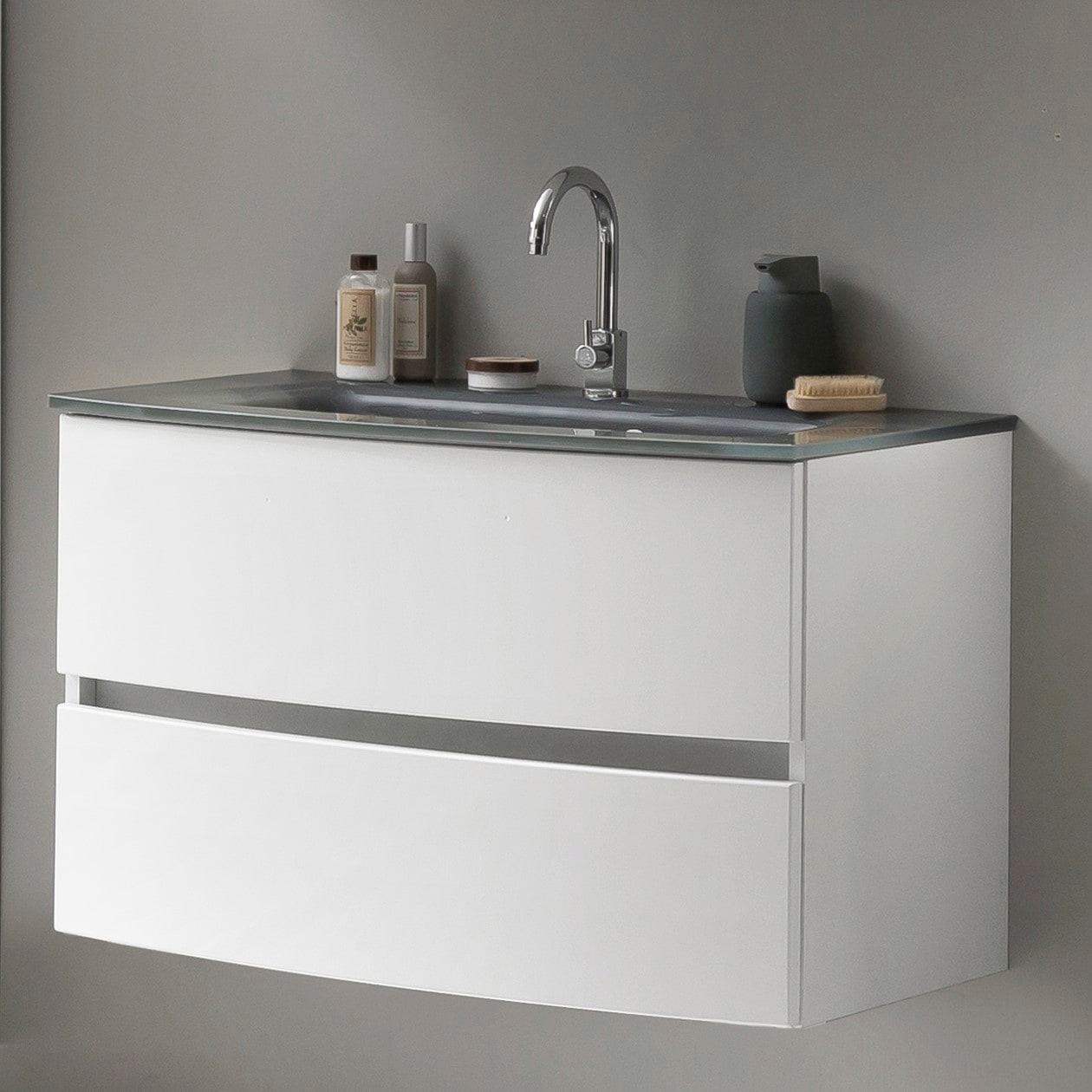 welltime Waschtisch »Kaunas«, Breite 80 cm, mit Soft-Close Funktion